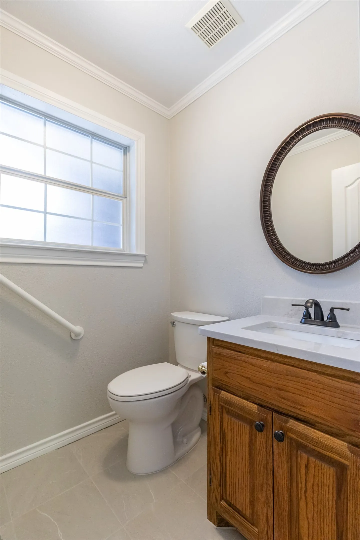 Half bath by 2nd living.