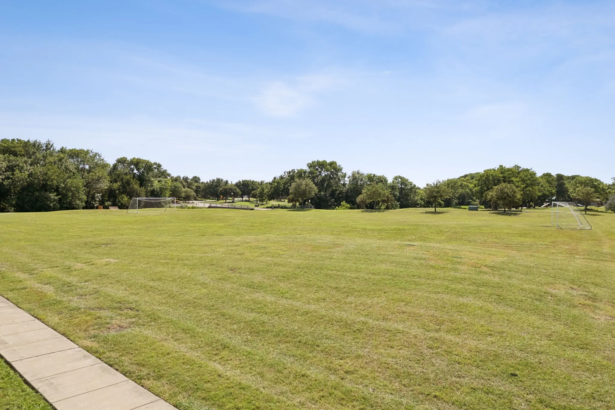 The community has fantastic green spaces and walking trails.
