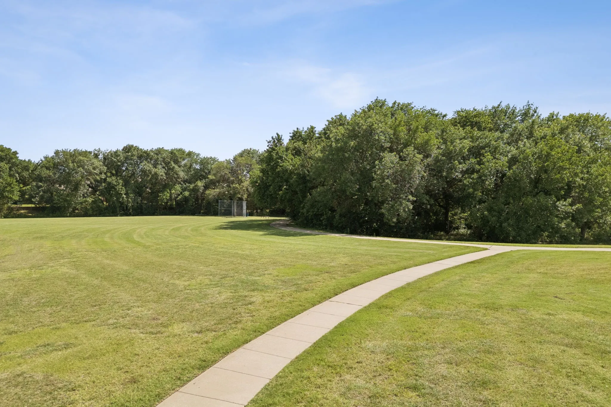 The community has fantastic green spaces and walking trails.