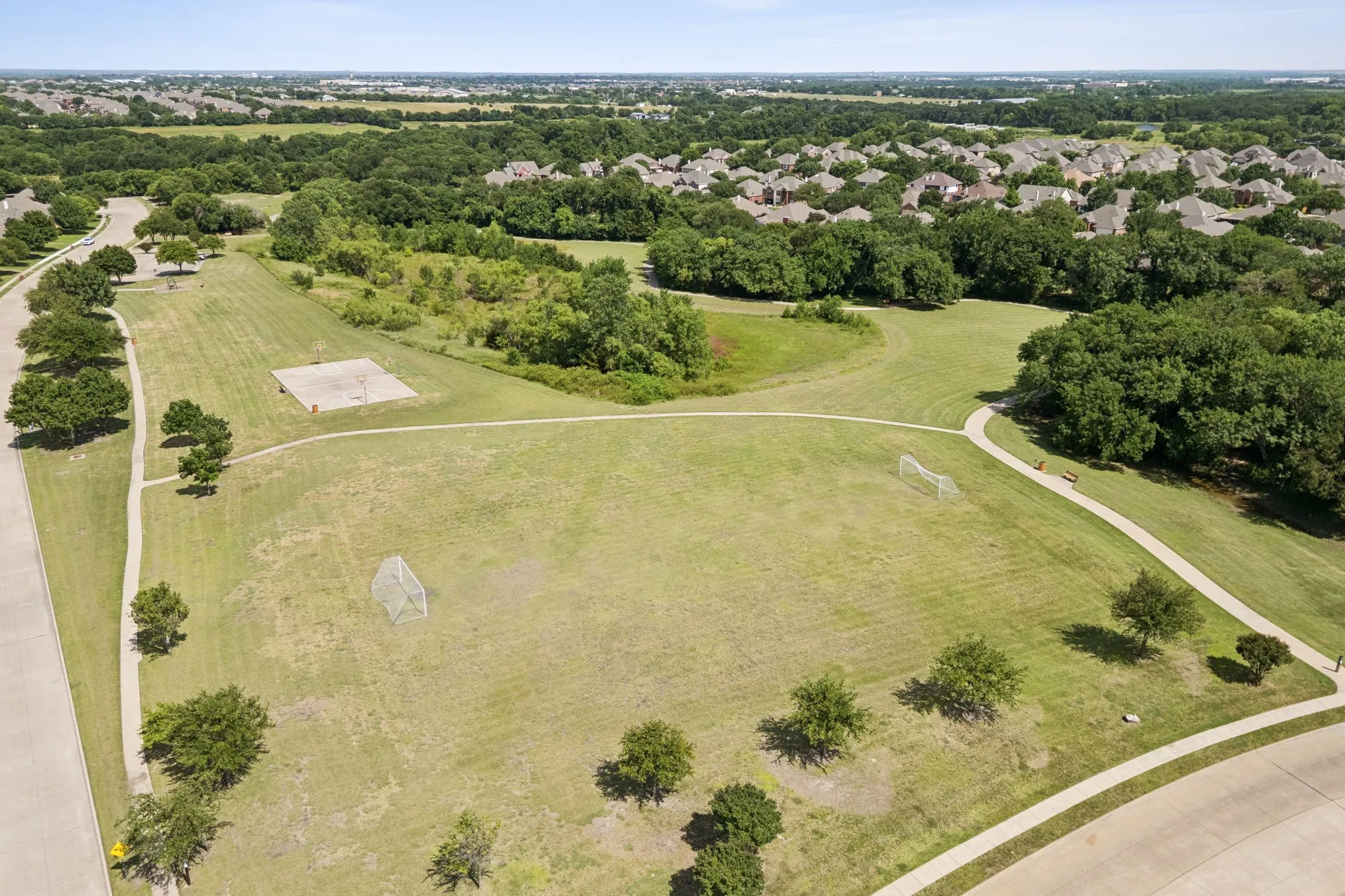 The community has fantastic green spaces and walking trails.