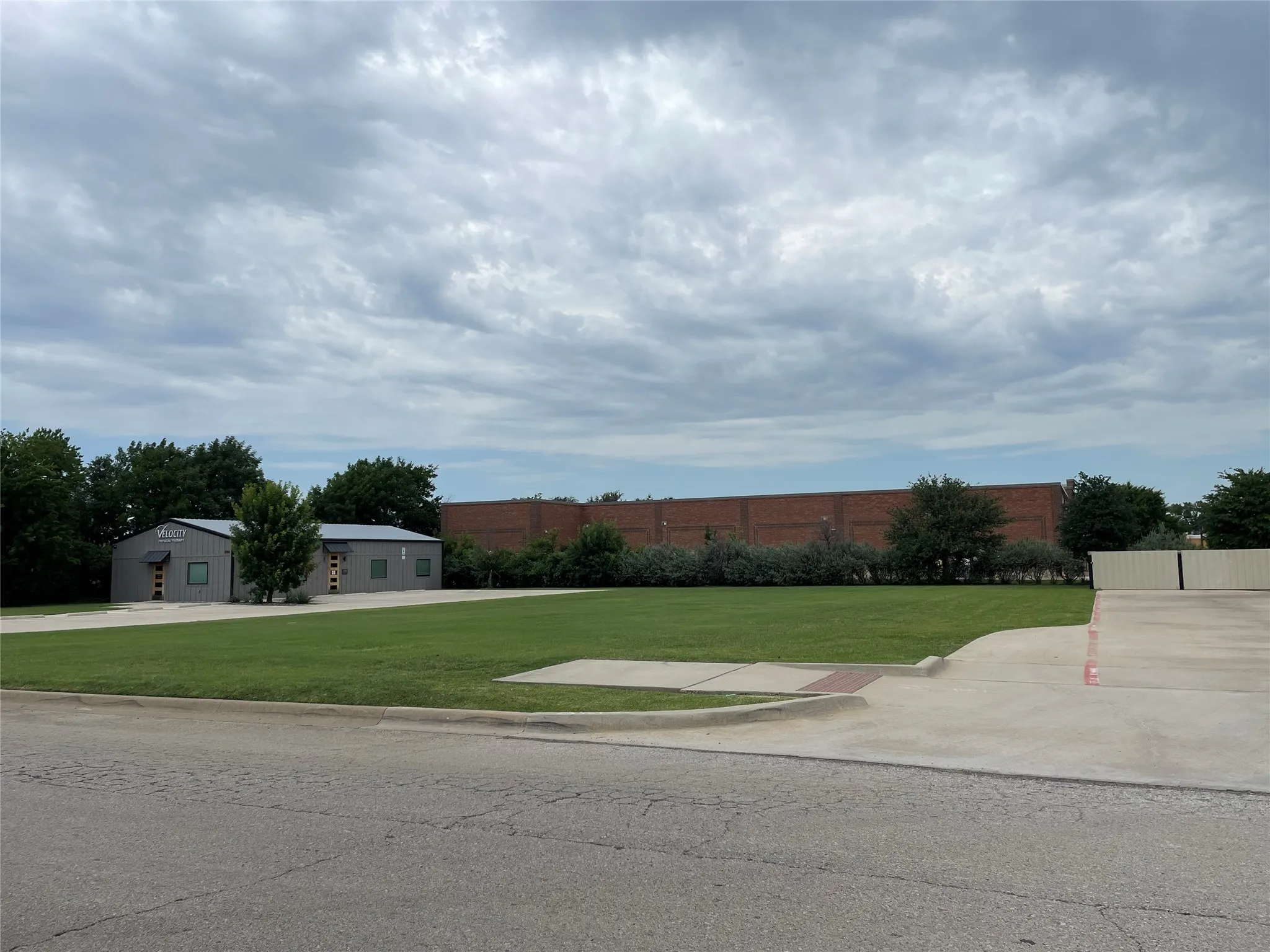 View of lot from southeast corner