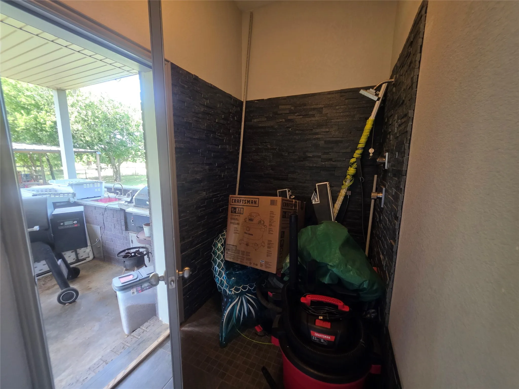 Patio shower