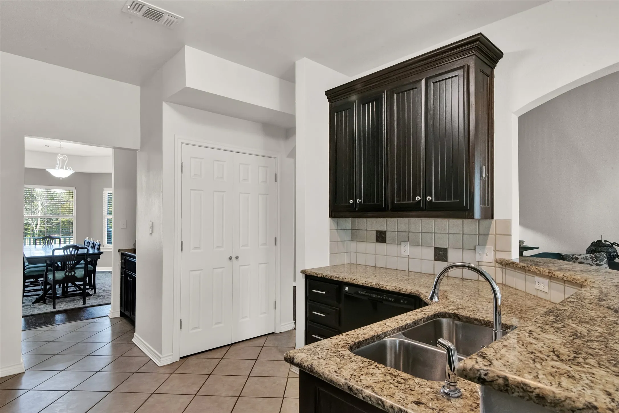 Open to the living area