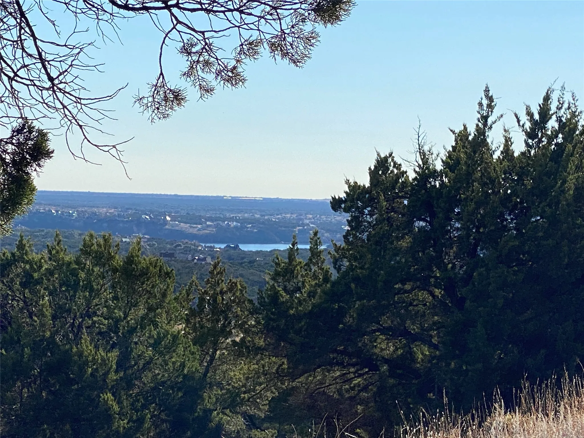 Lake view from lot