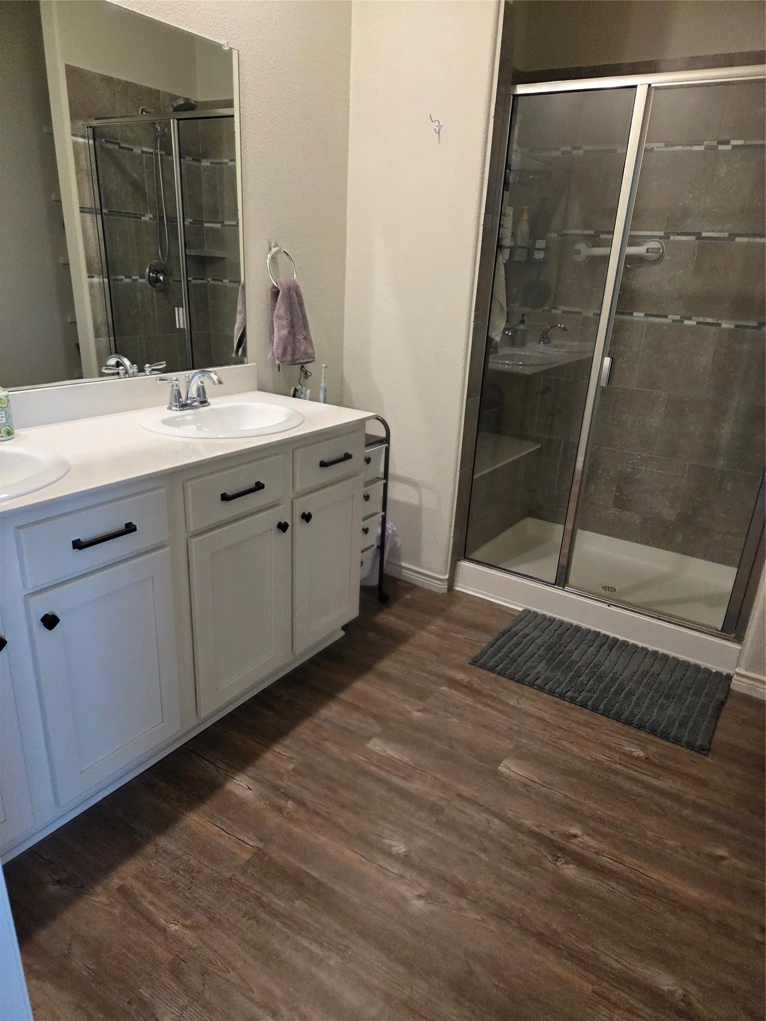 Another view of Primary Bath with shower.