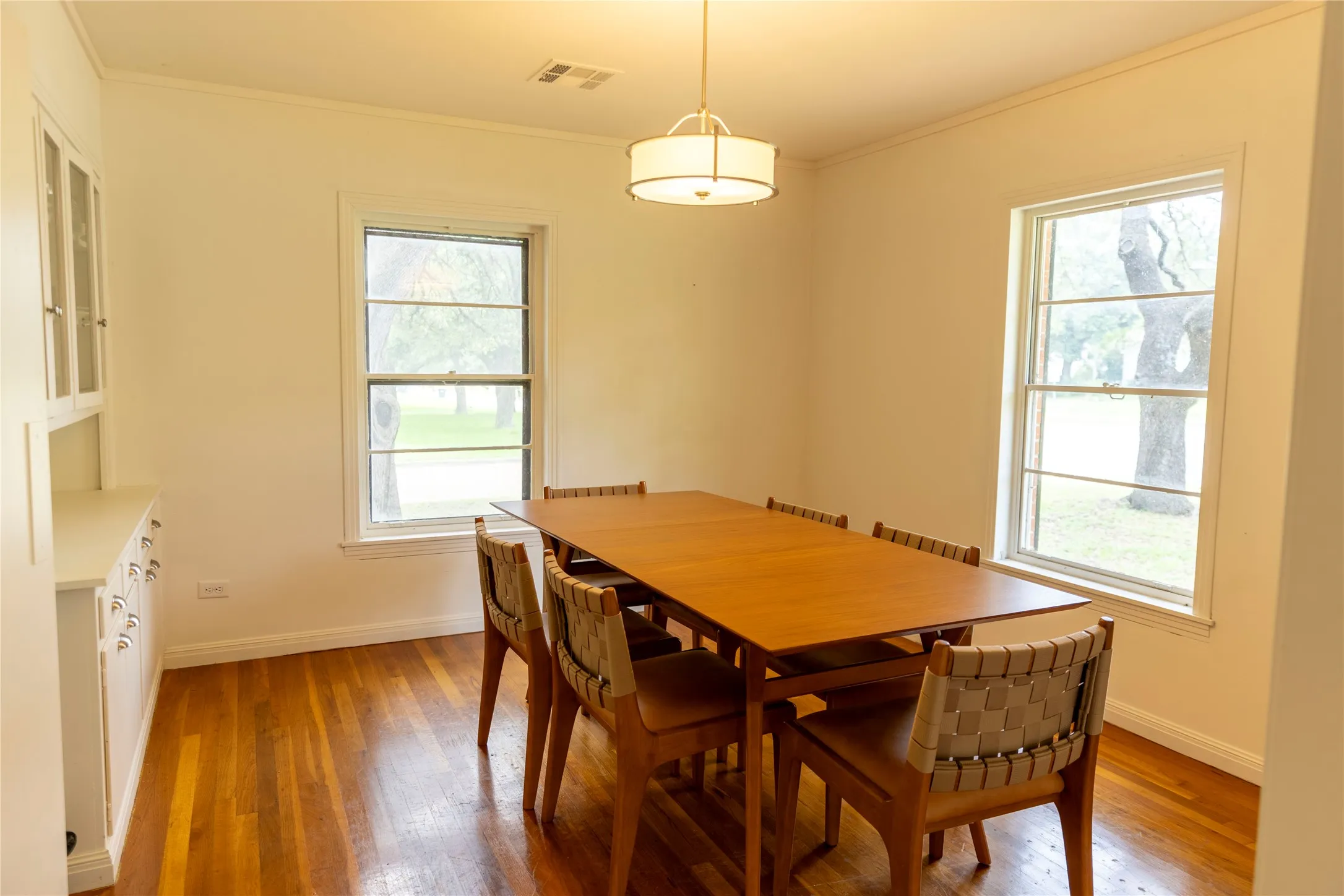 Hardwood flooring throughout