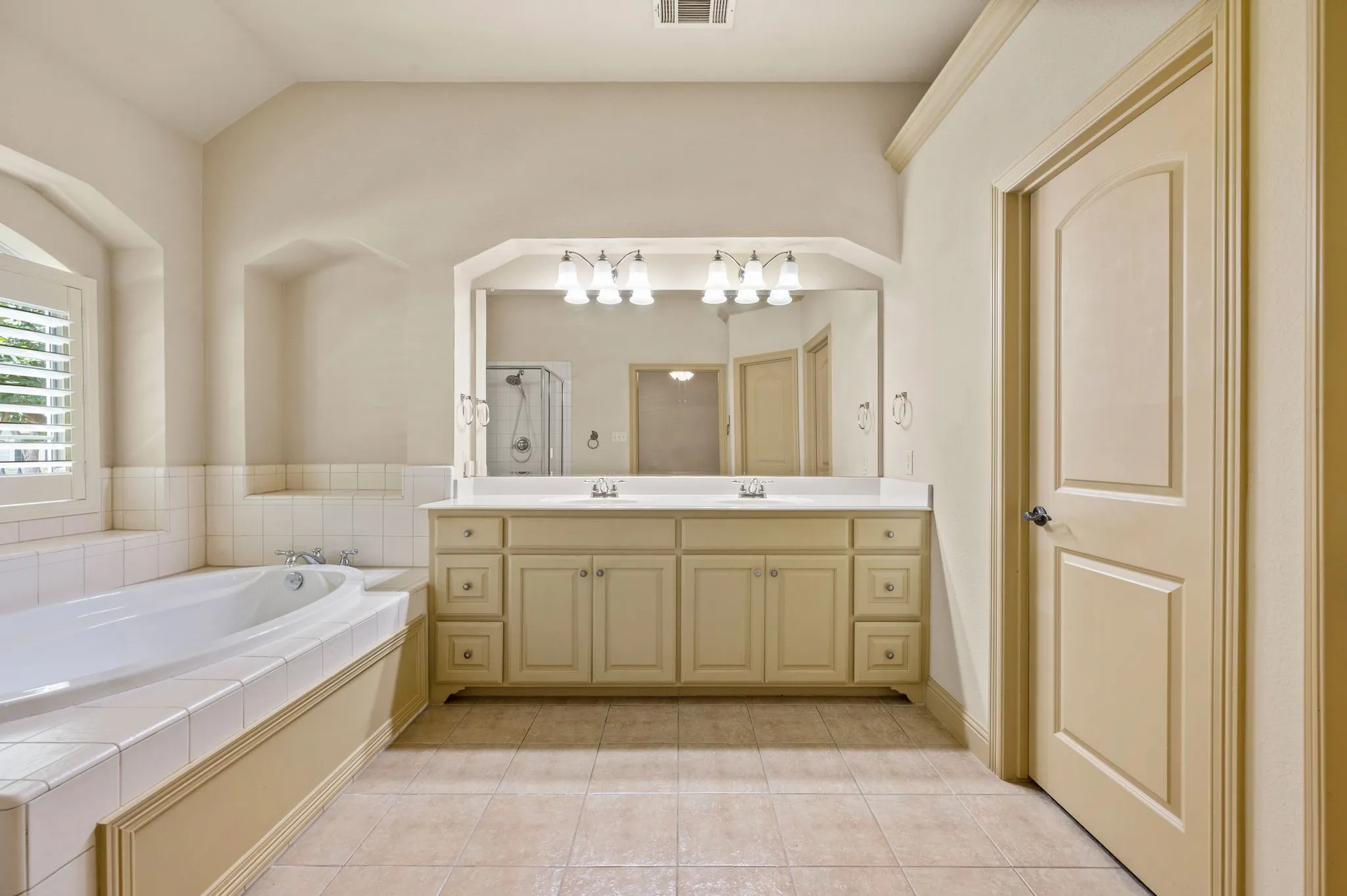 Primary Bathroom with Dual Sinks