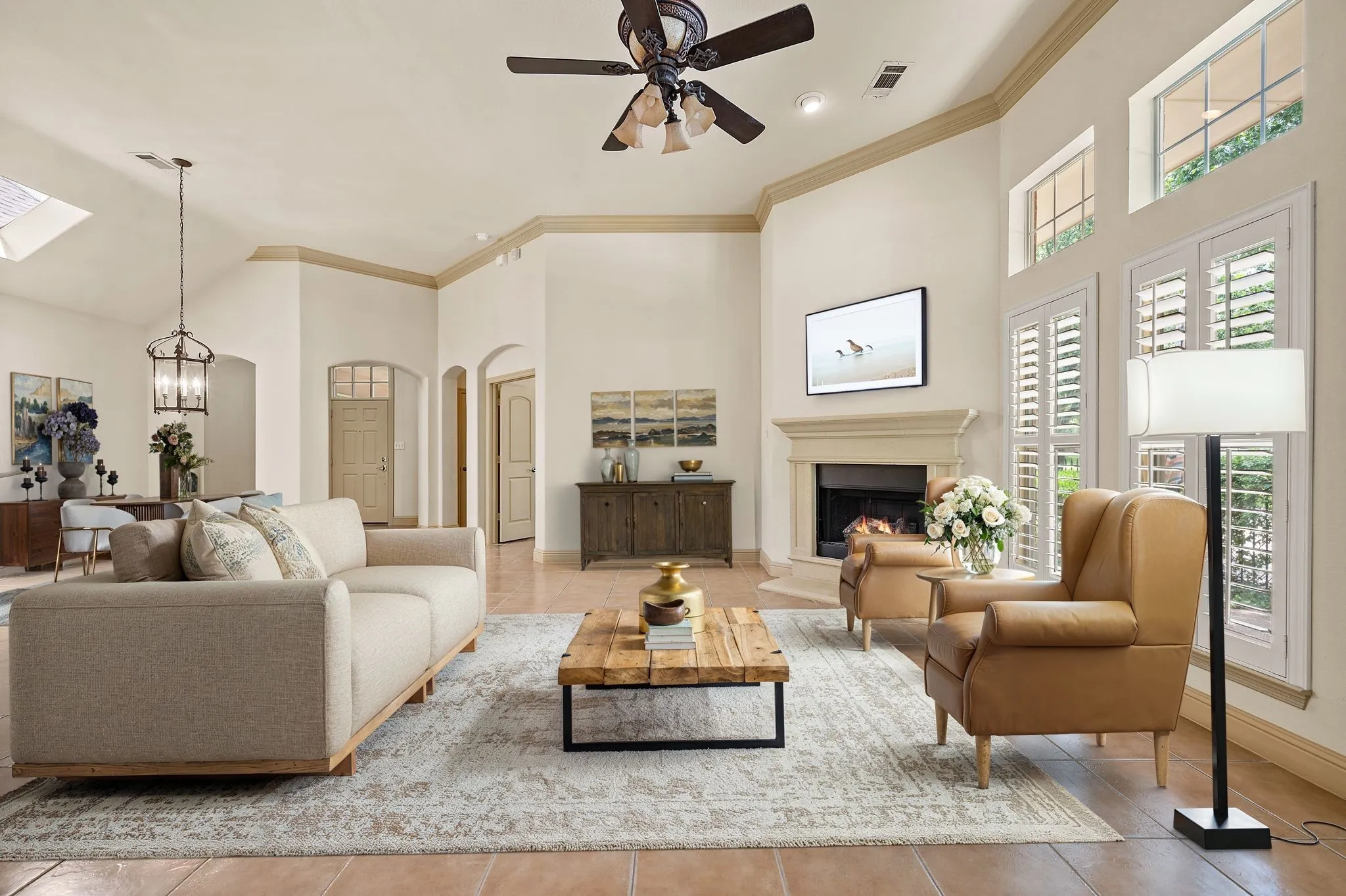 Digitally Staged Living Area