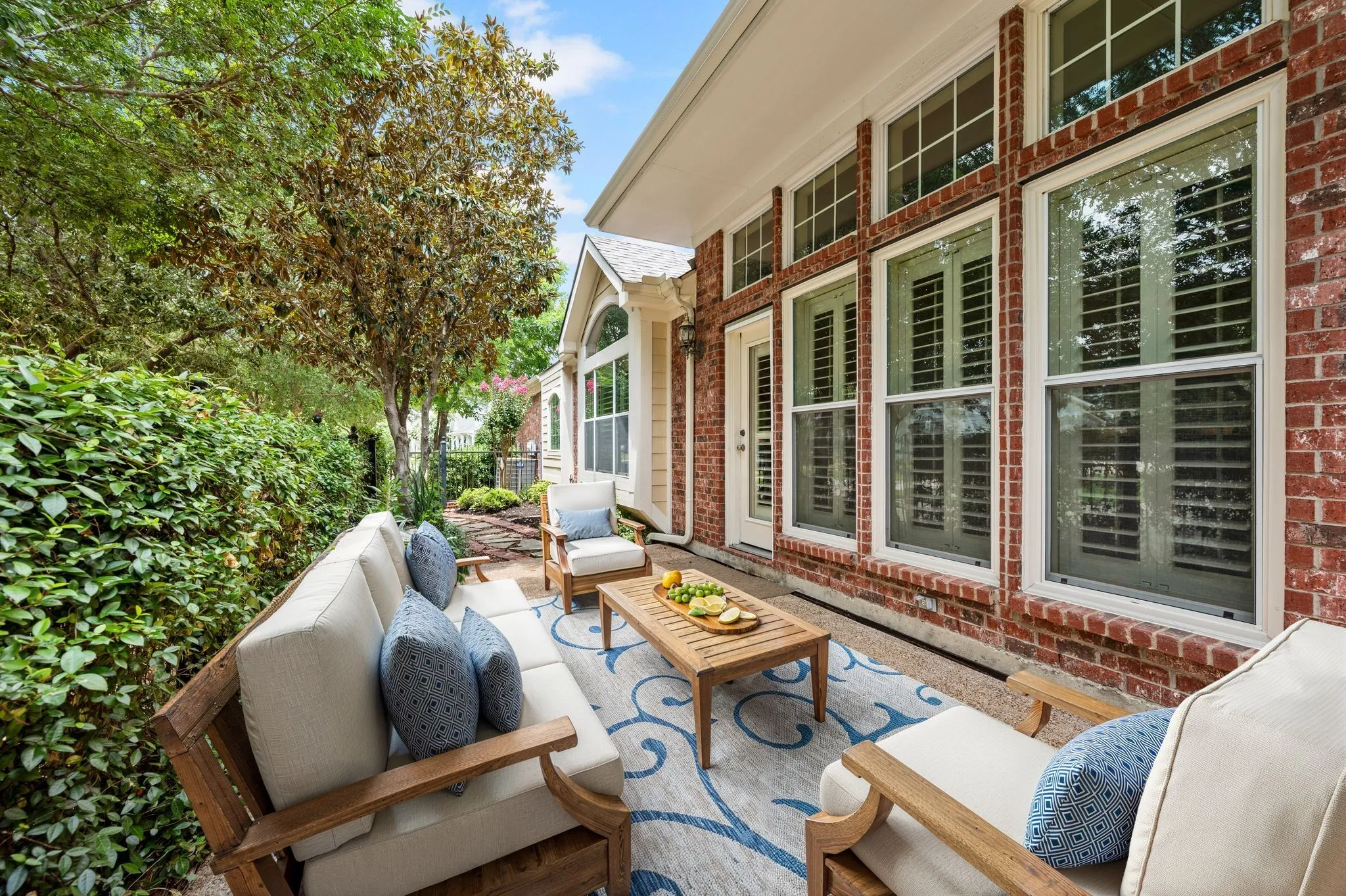 Digitally Staged Patio