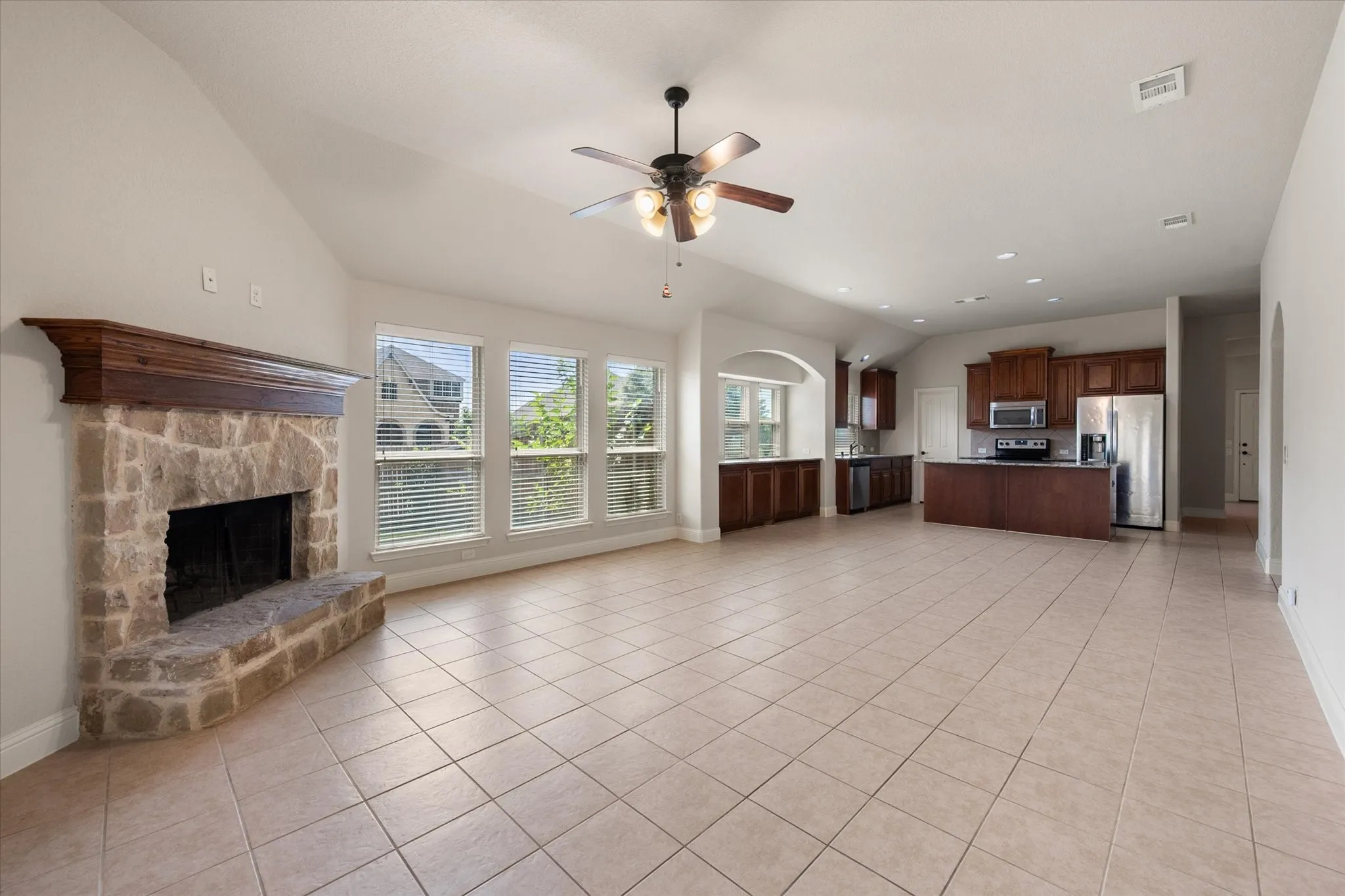 Spacious living area