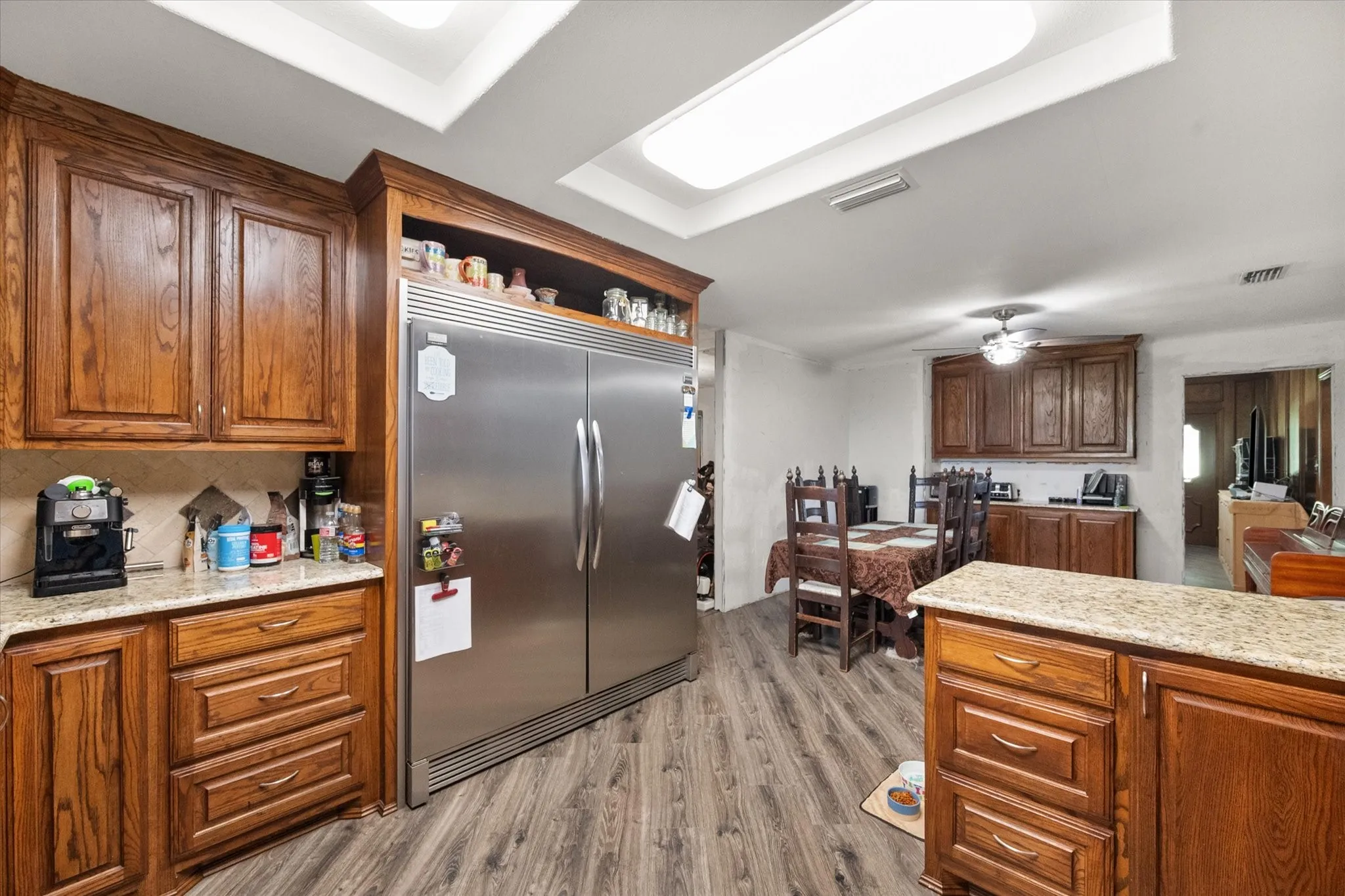 Depending on the offer, seller may take the fridge/freezer with them. :-)