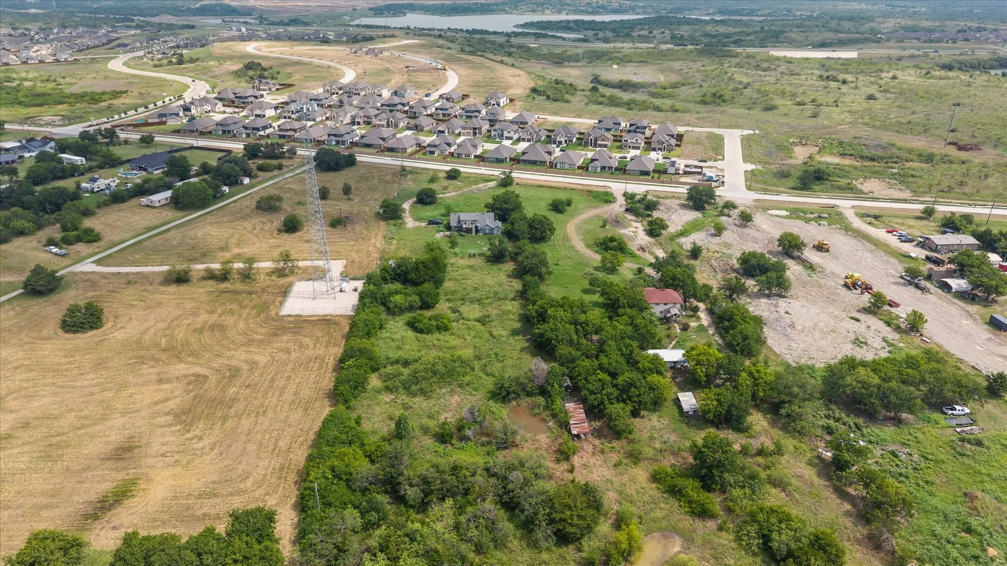 This area of MIDLOTHIAN is absolutely booming. And being able sell this property with the 20 acres next door gives it even more commercial and development potential!