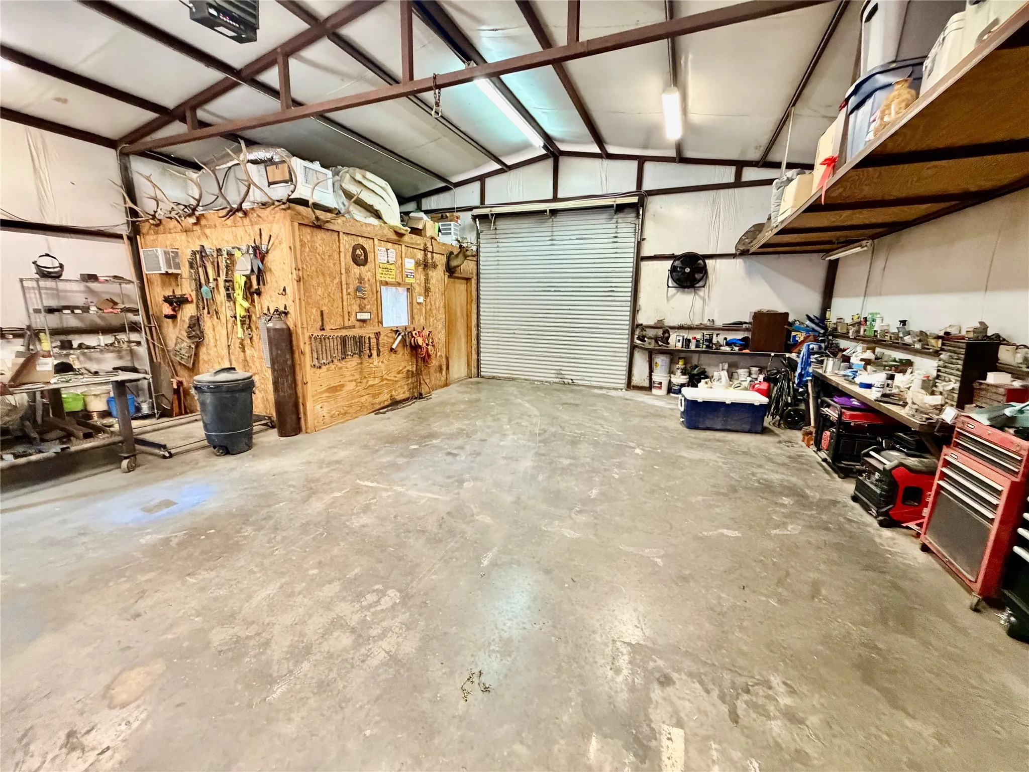 Insure the workshop....and in the corner is the office.