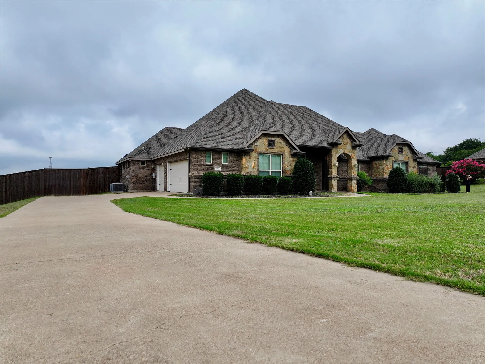 3-car garage.