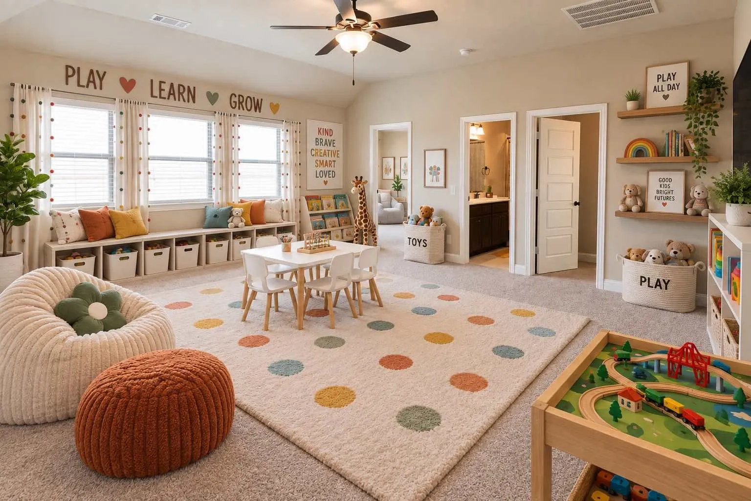 Virtually staged-family room/gameroom
