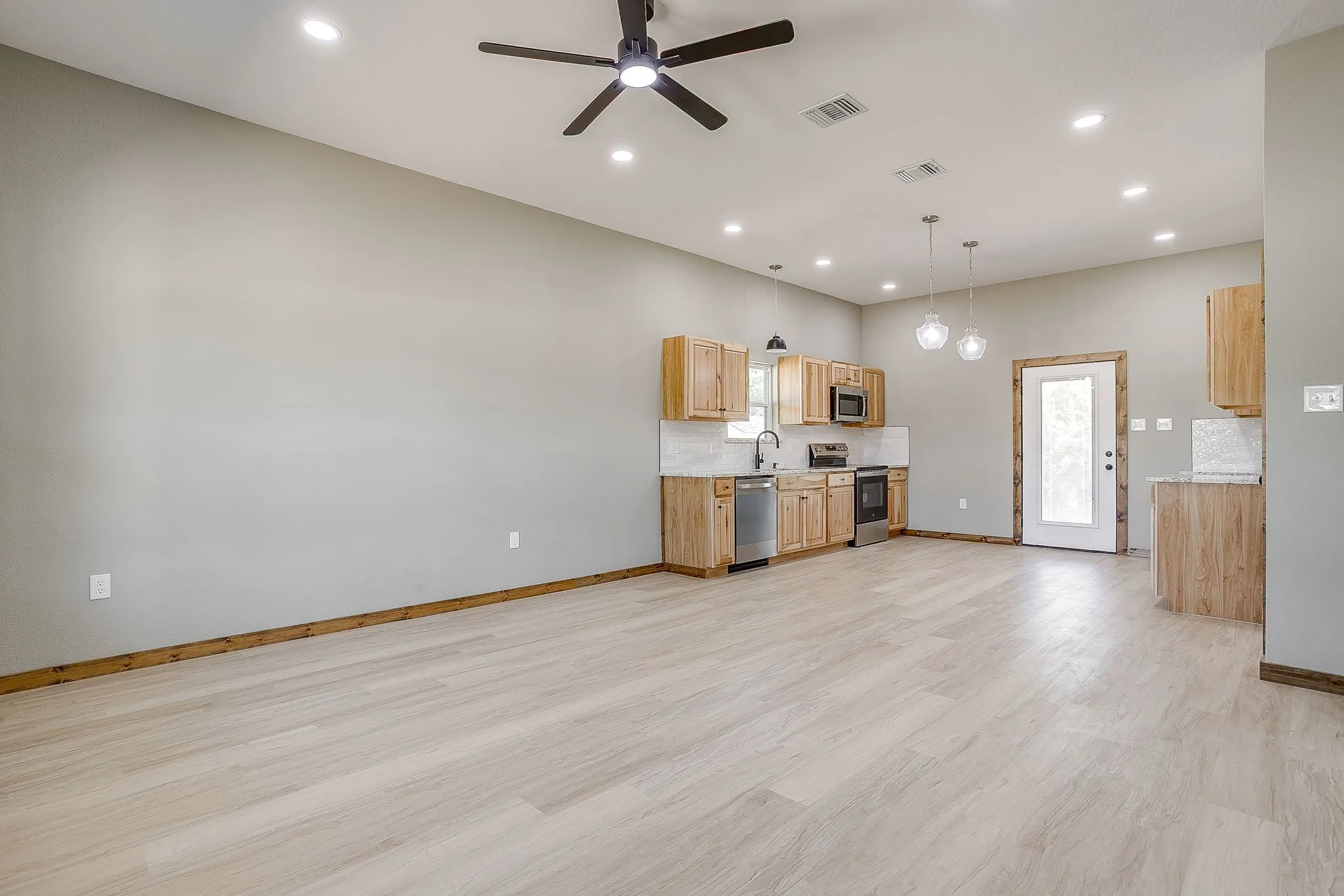 Kitchen to Living Area