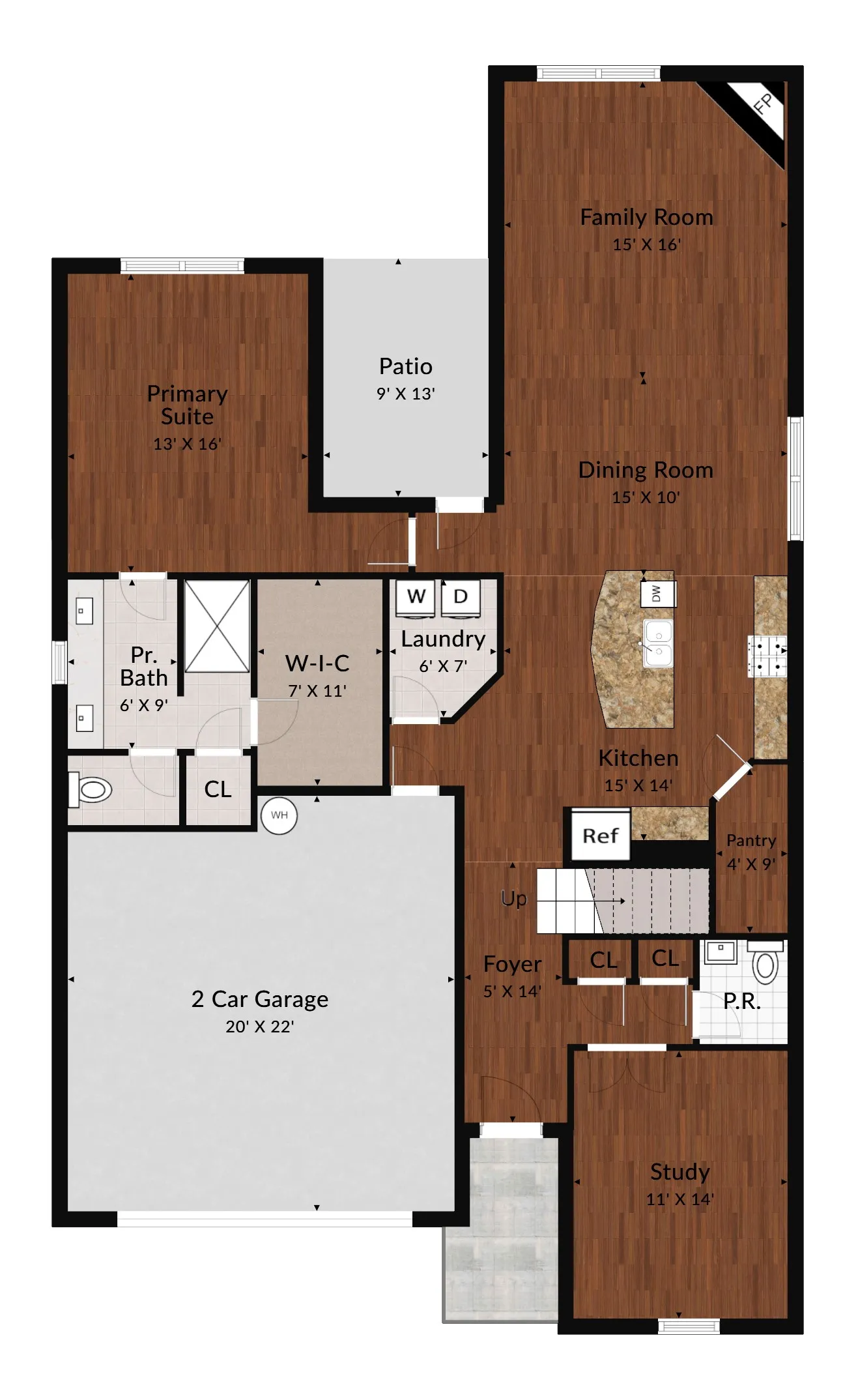 Downstairs Layout.