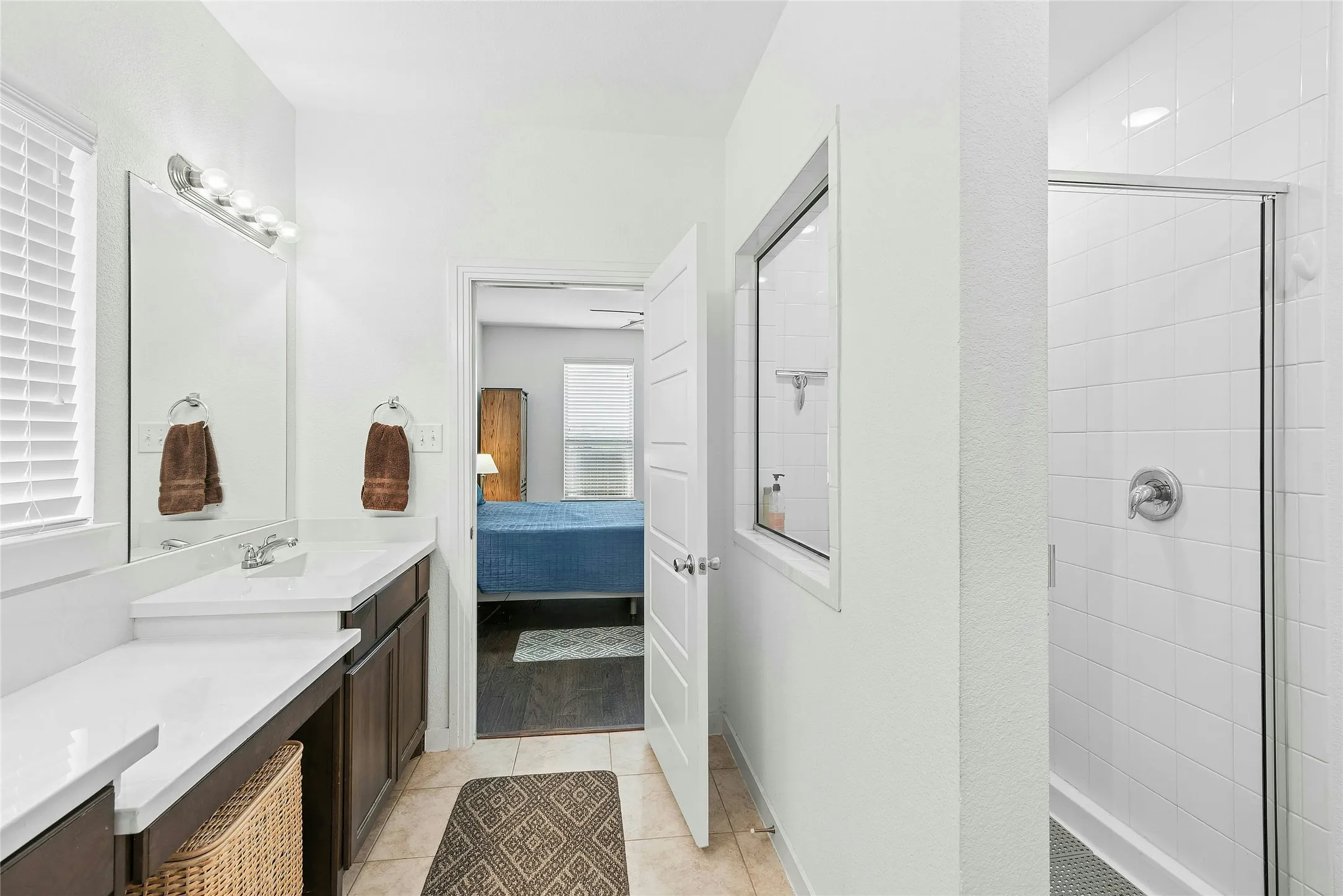 Extensive Walk-In Shower.