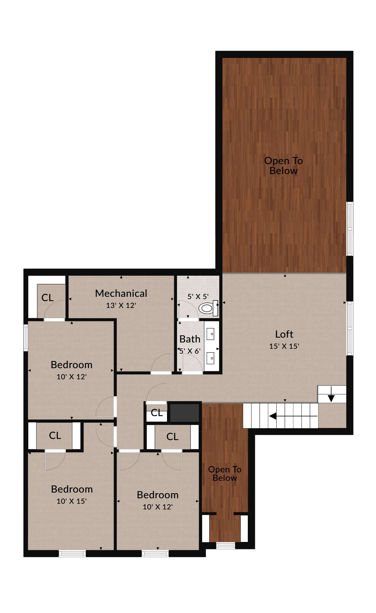 Upstairs Layout.