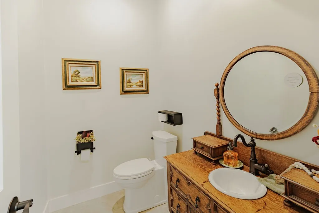 hallway half bath