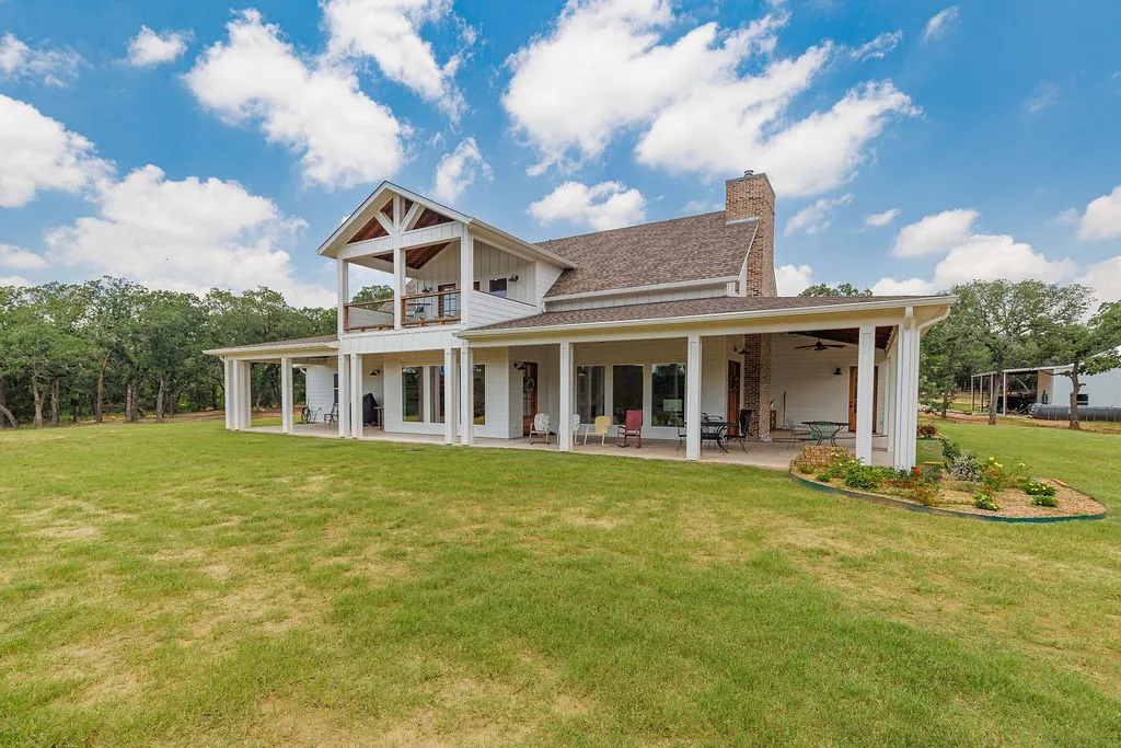 back porch and balcony