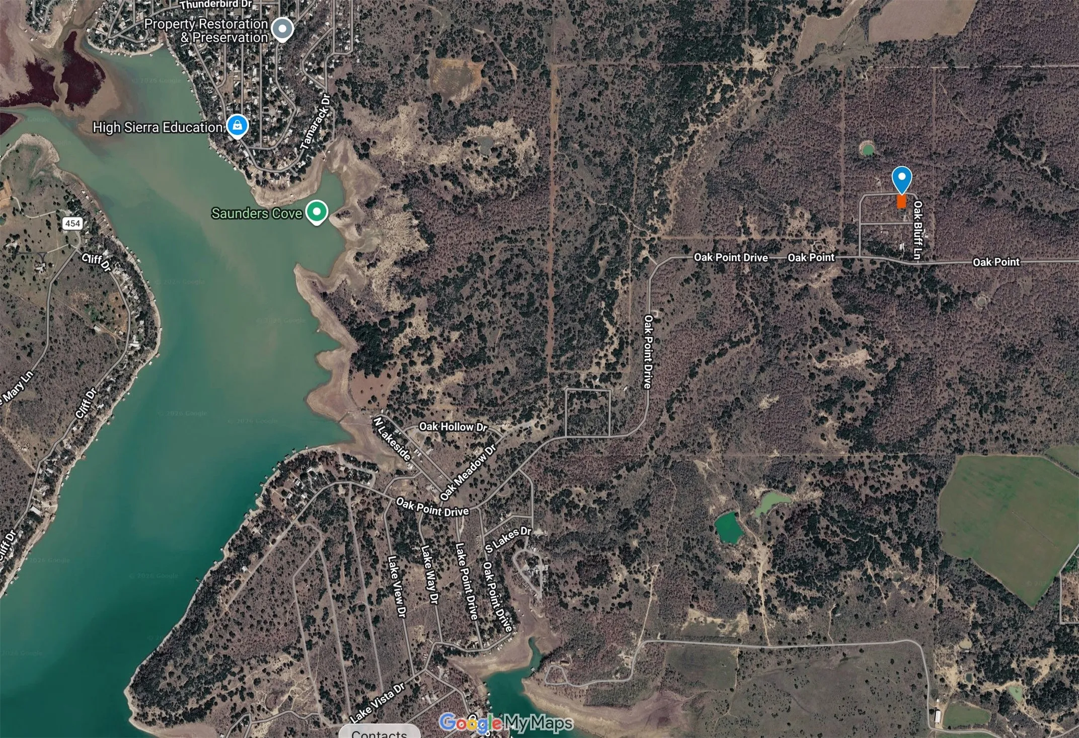 Aerial Property Map. Illustrating the property's geographic layout and surrounding area