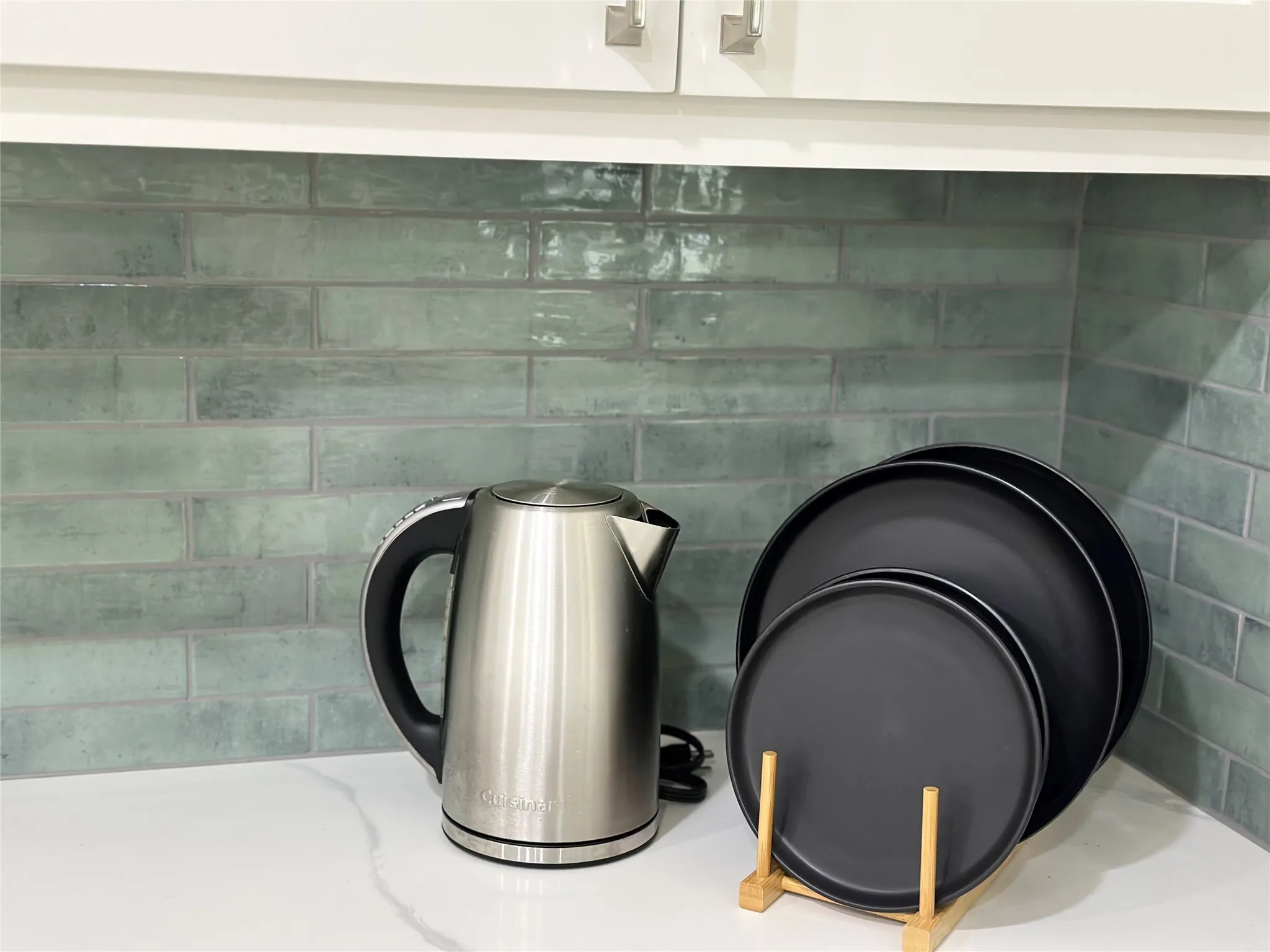 Accent corner in kitchen.