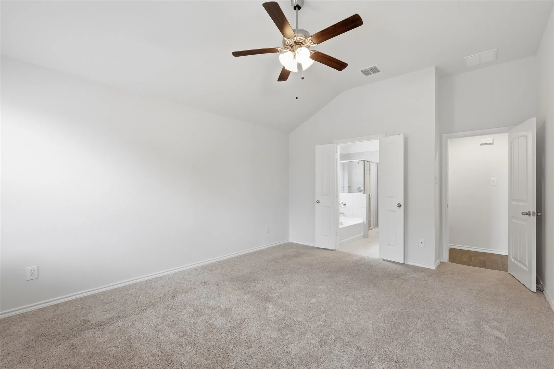 ceiling and a ceiling fan with light fixture