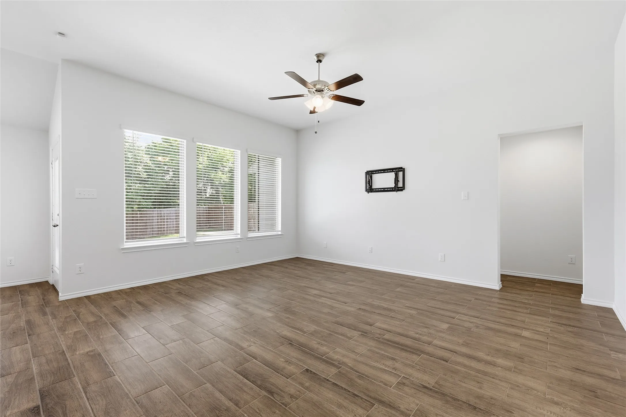 Living room from the dining area