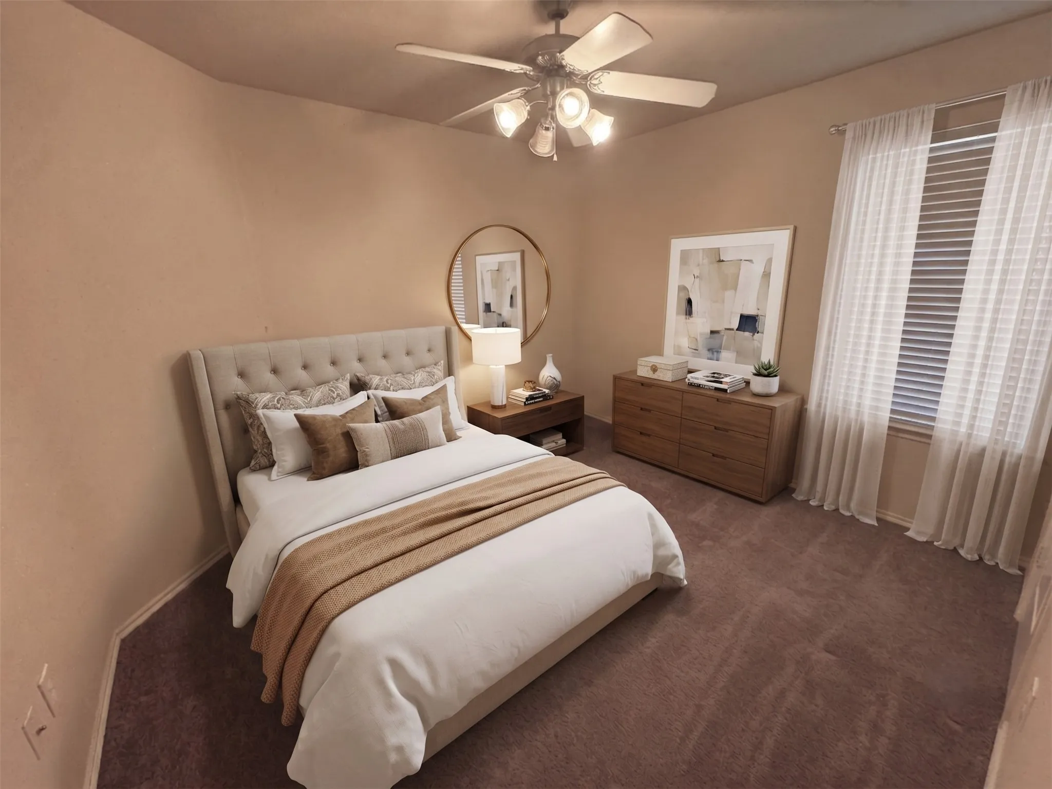 Secondary Bedroom - all photos virtually staged