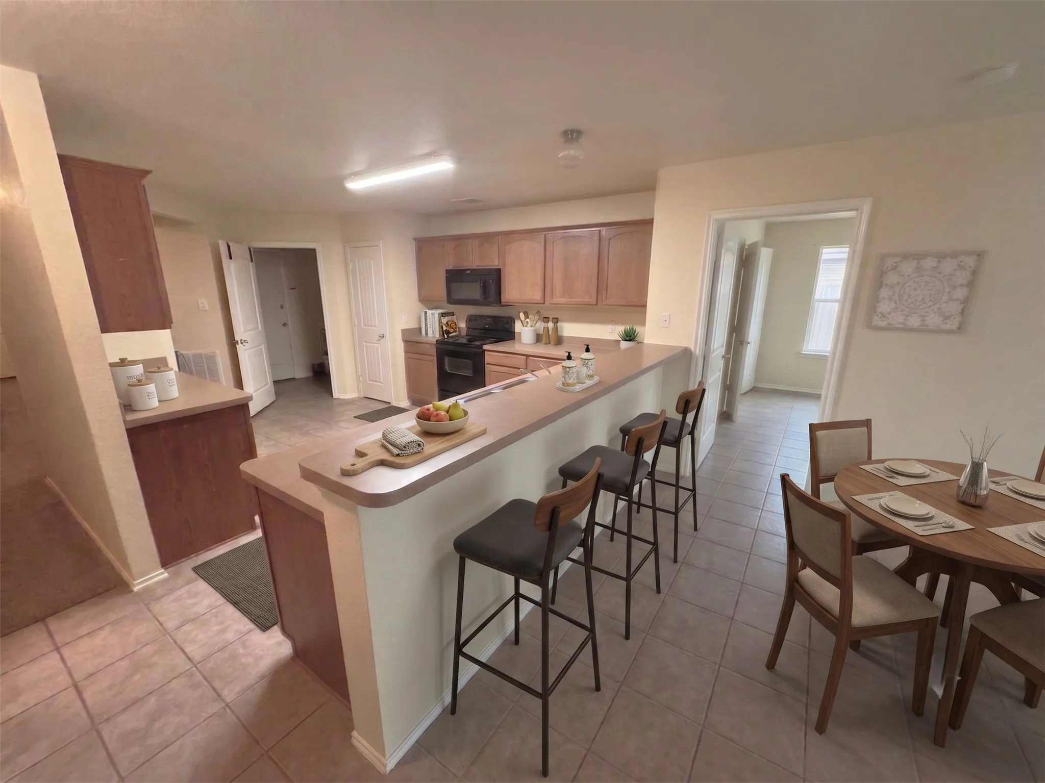 Kitchen-all photos virtually staged