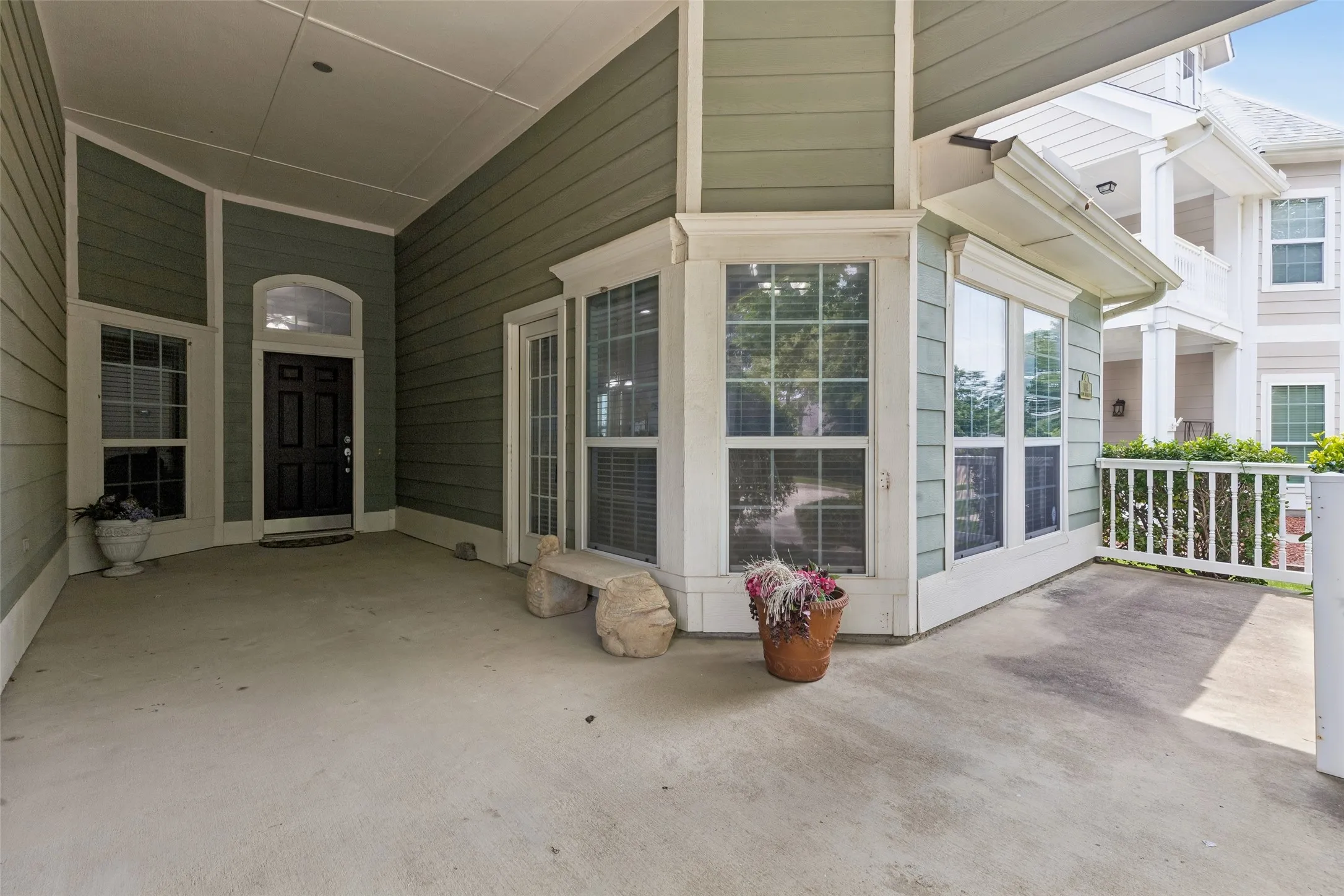 Covered front porch