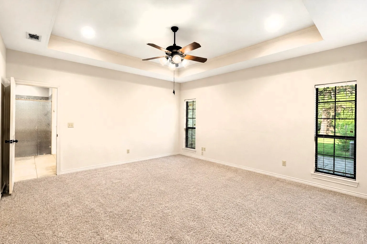 Fresh Carpet Just Installed in this Spacious Bedroom!