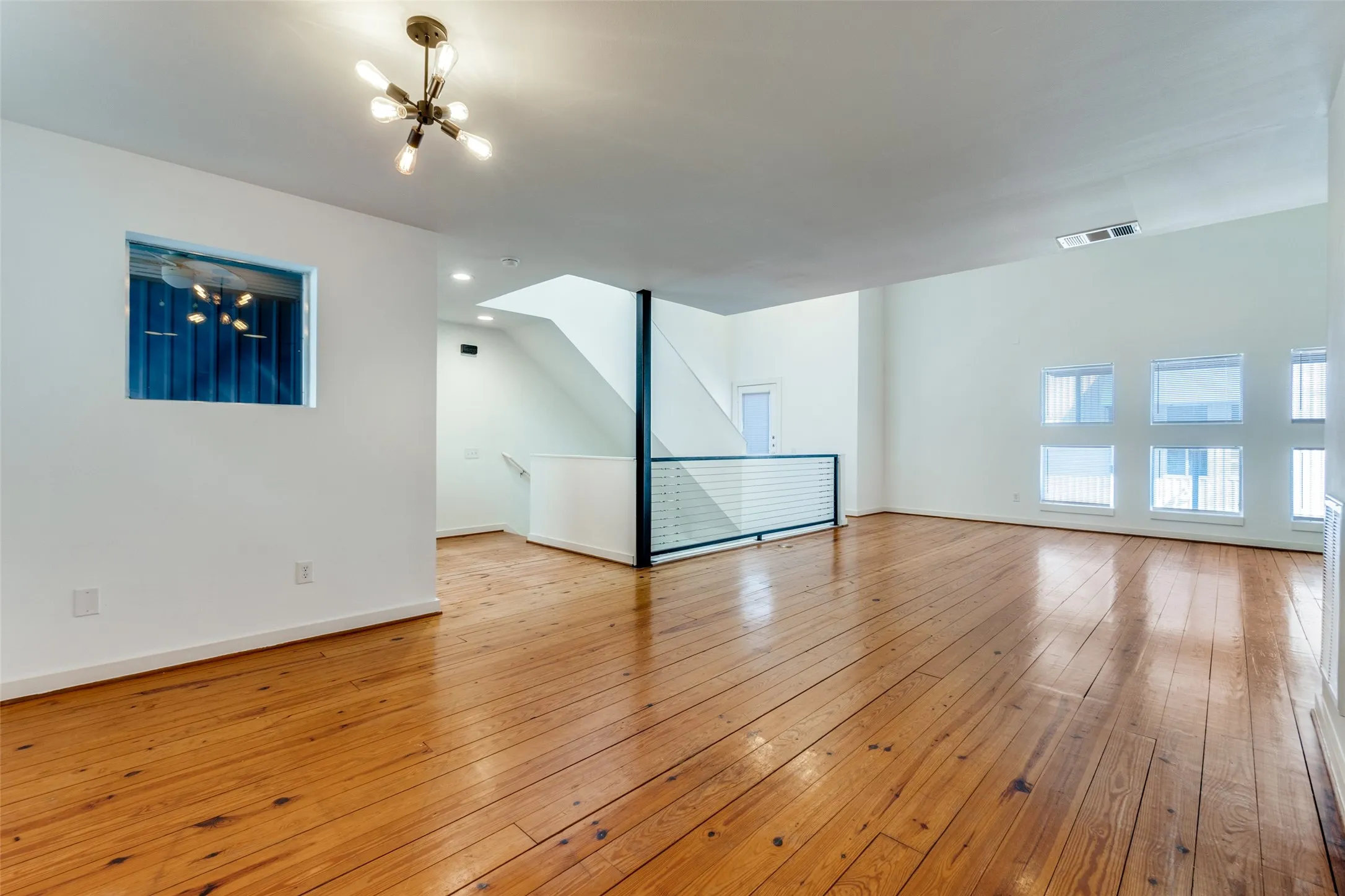 Spacious open plan for living and dining areas