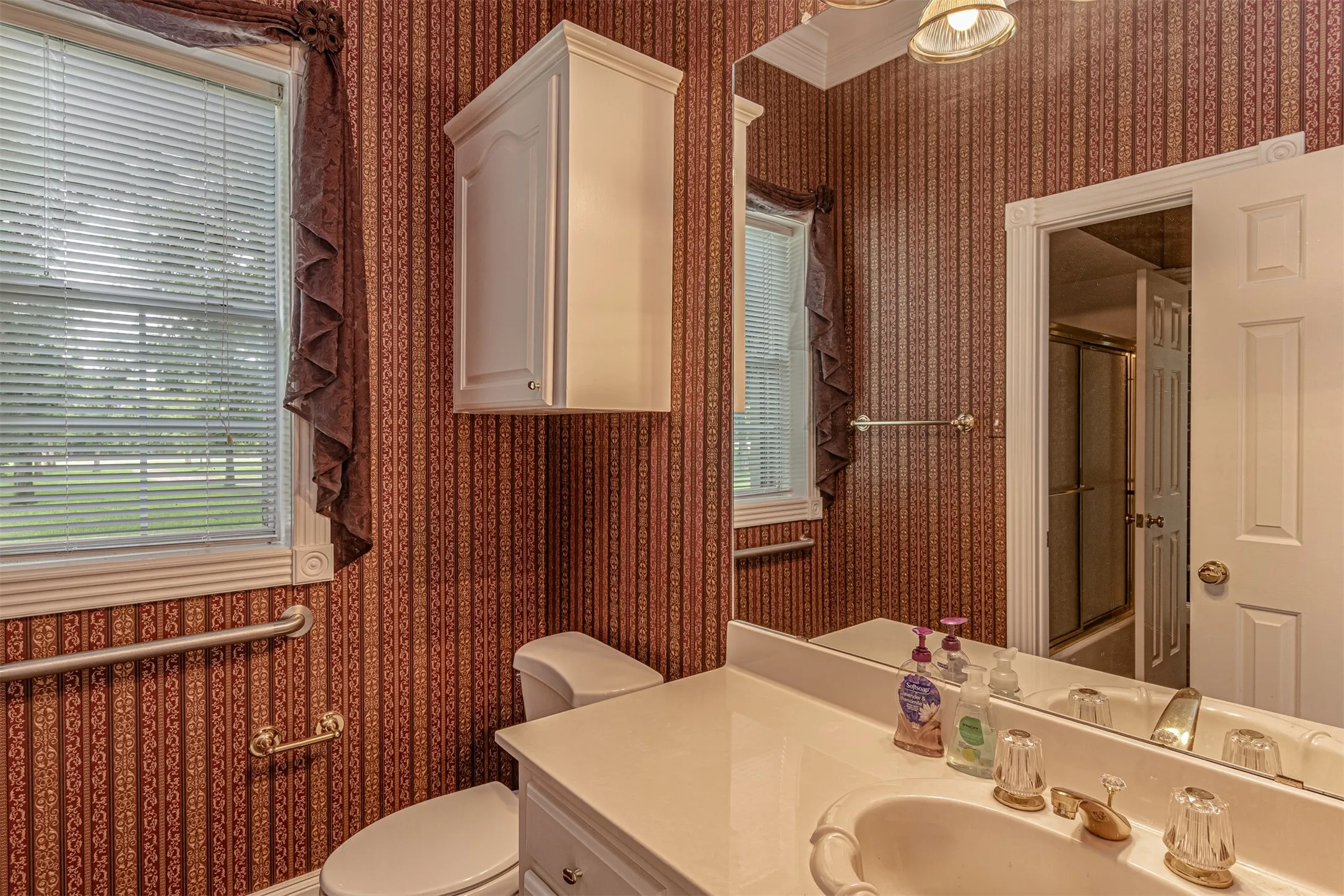 "Jack and Jill" Bathroom. Only share shower. Another bathroom is in other bedroom.