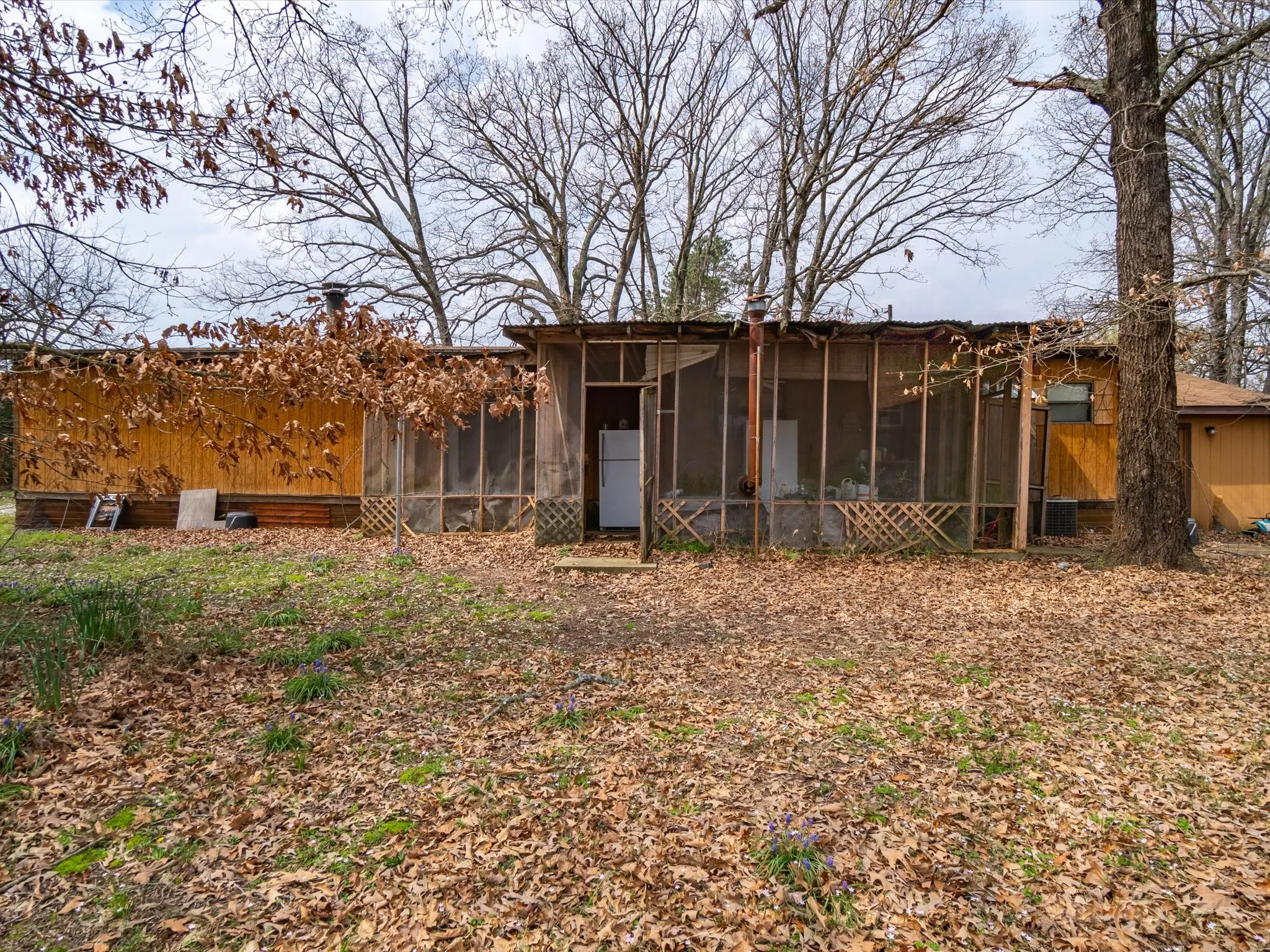 View of back of property