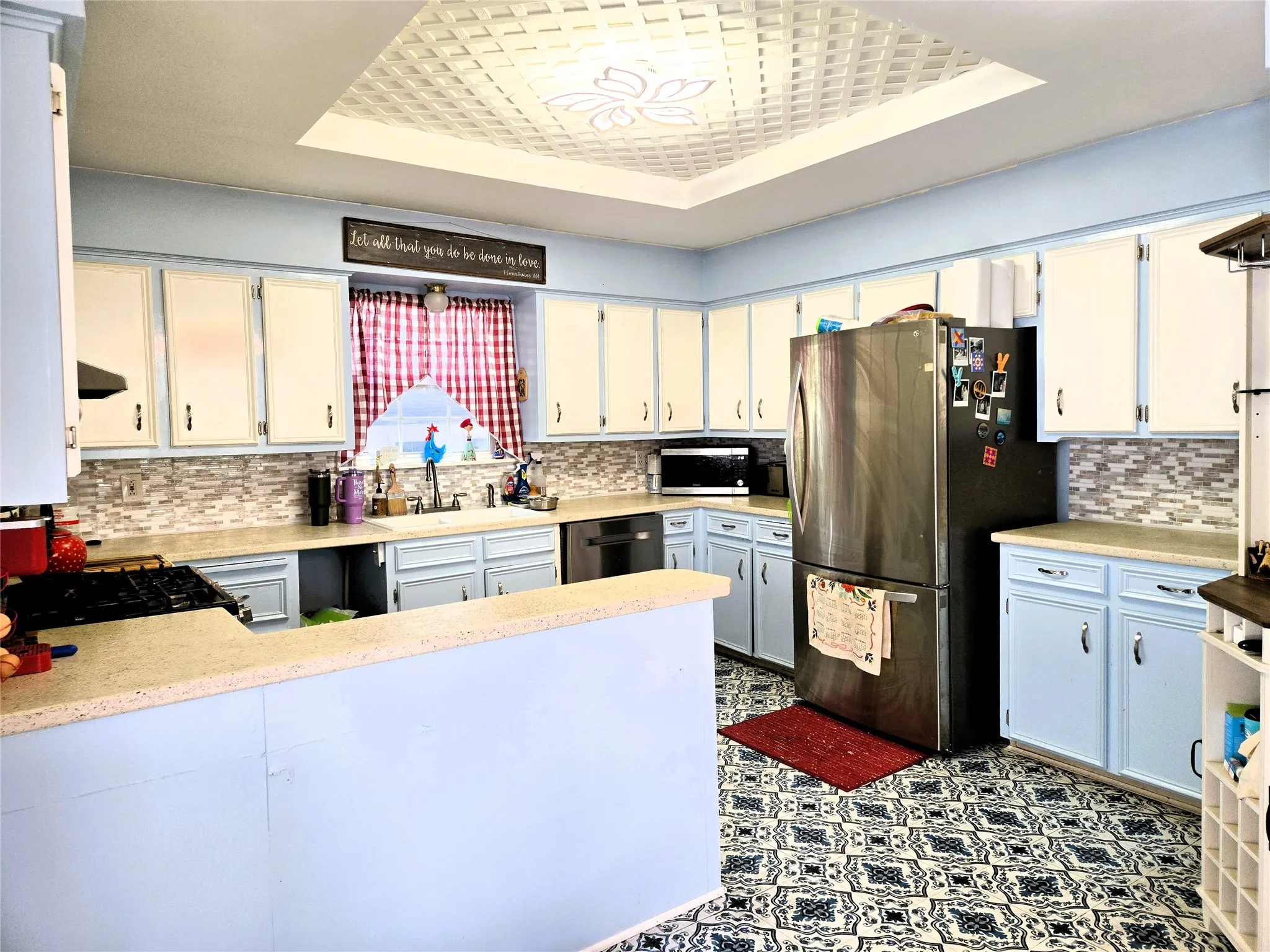 Kitchen area.