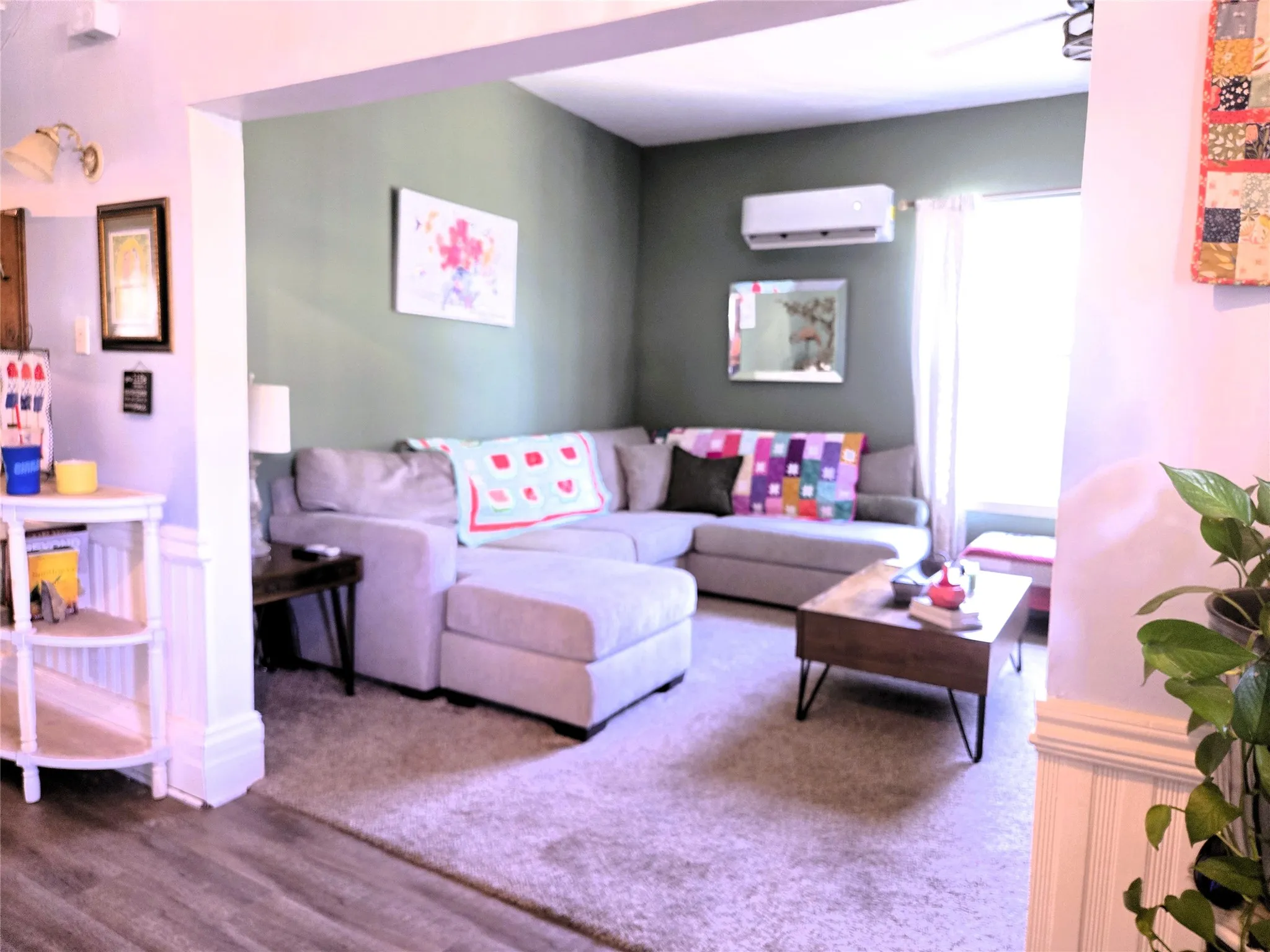 Living room off front entry.