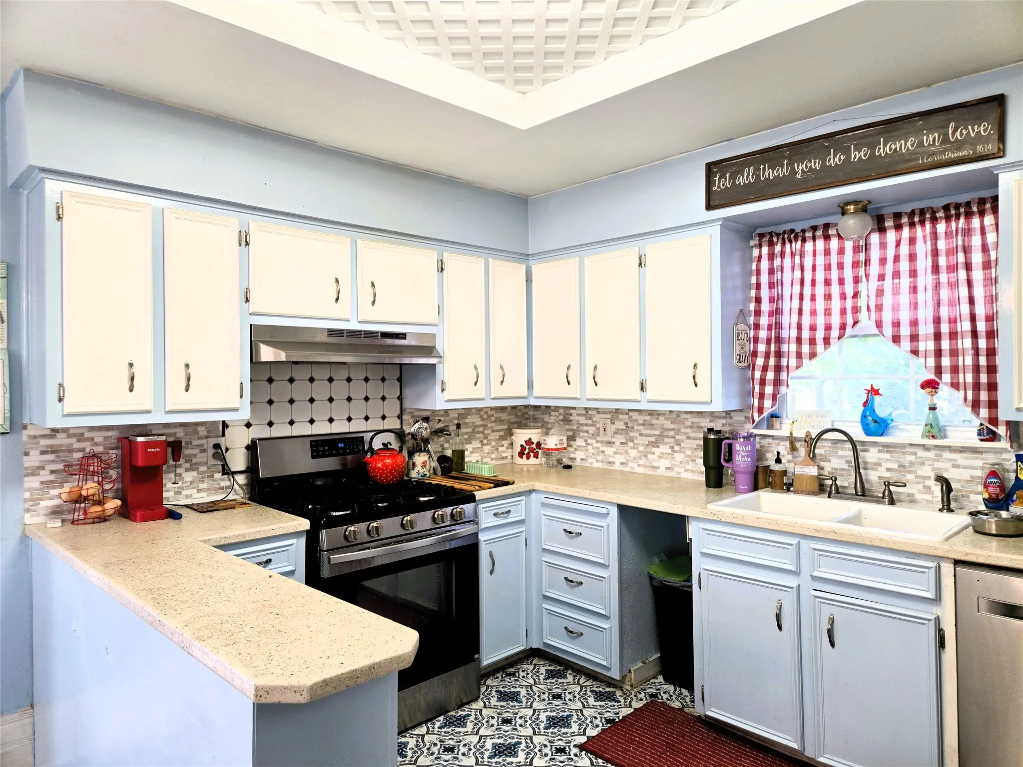 Kitchen area.