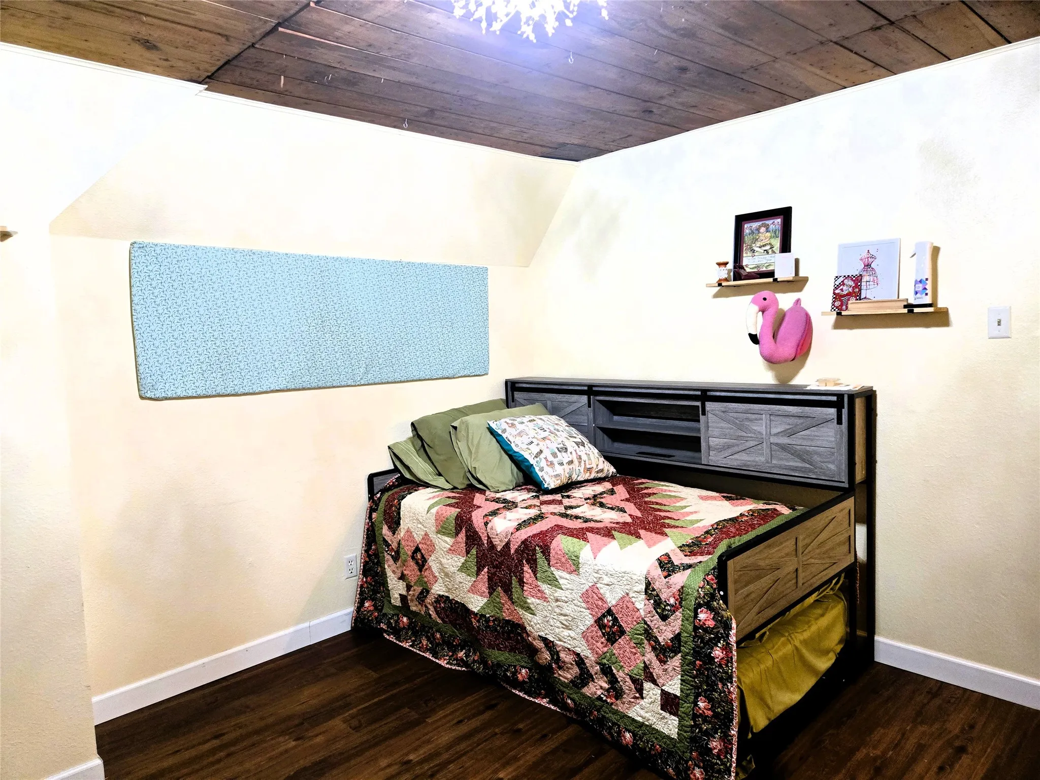 Bedroom used as office and guest room on second level.