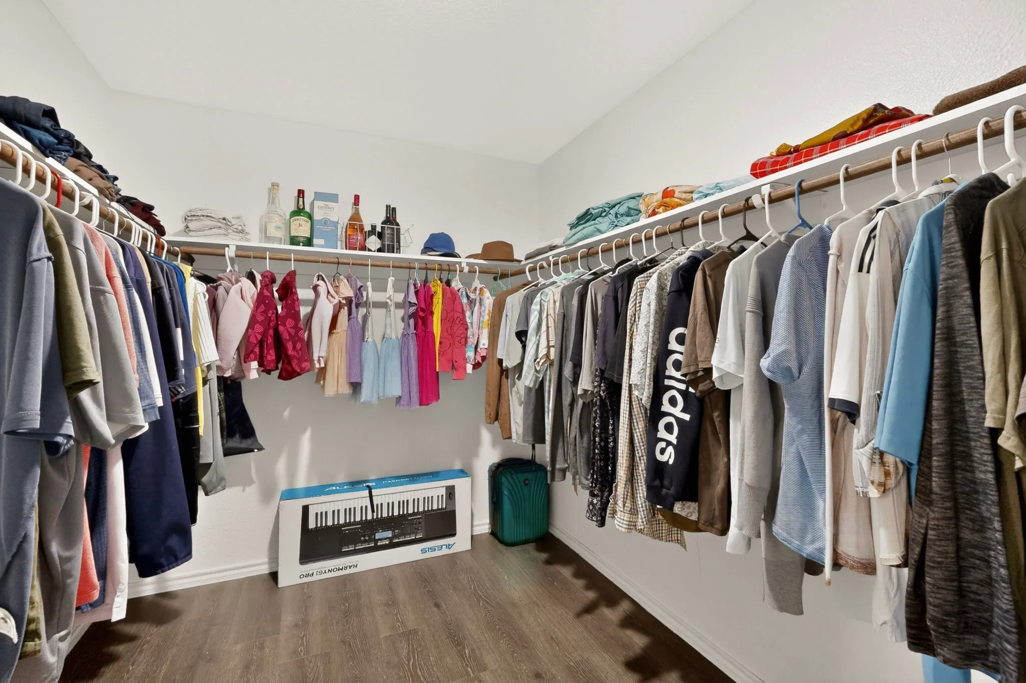 Primary bedroom spacious closet