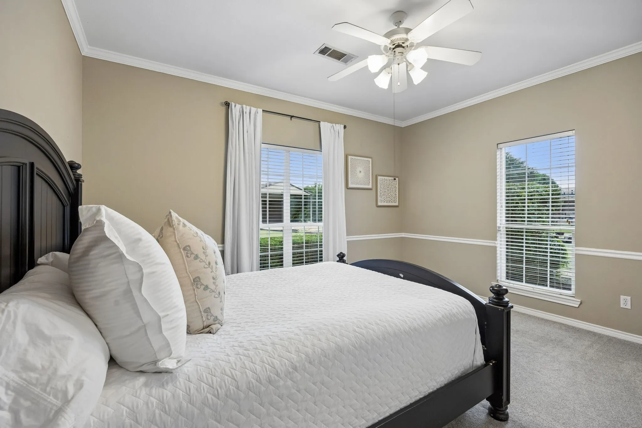 Another great feature of this home is the first floor secondary bedroom with ensuite. It is perfect for extended family visits.