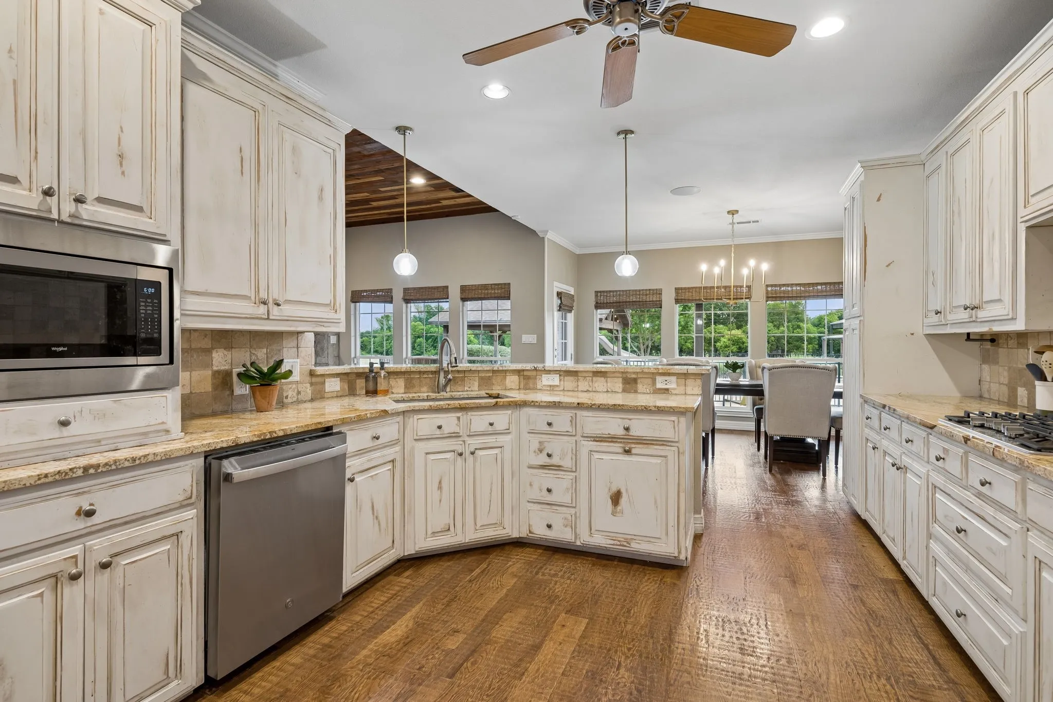 The kitchen today prior to updating.