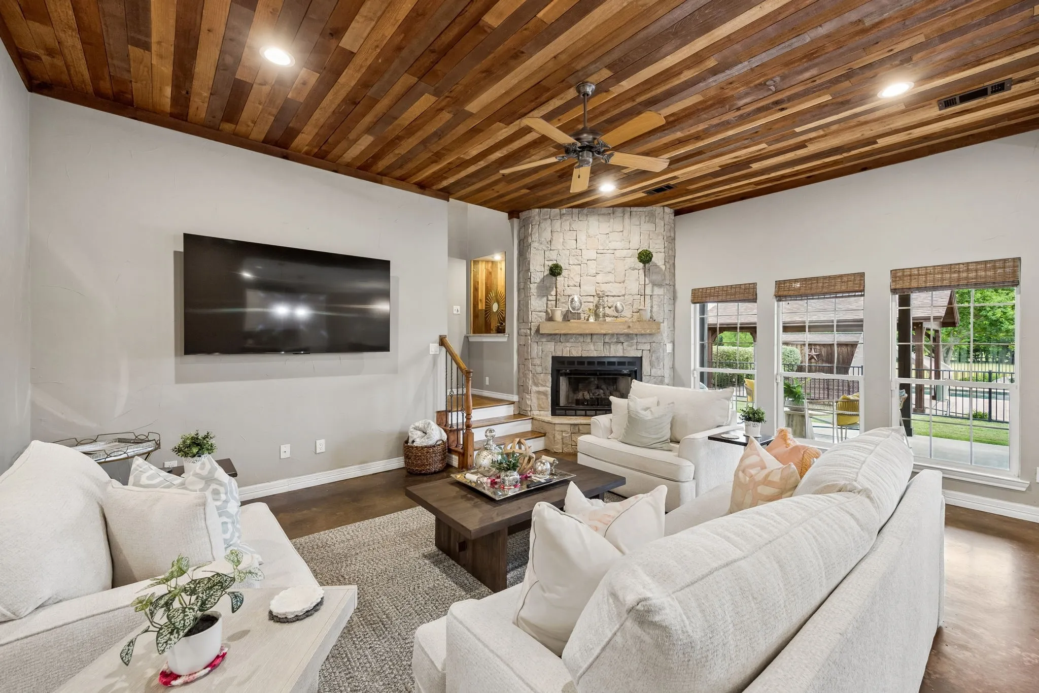 Enjoy the lovely view of the pool and beautiful property!