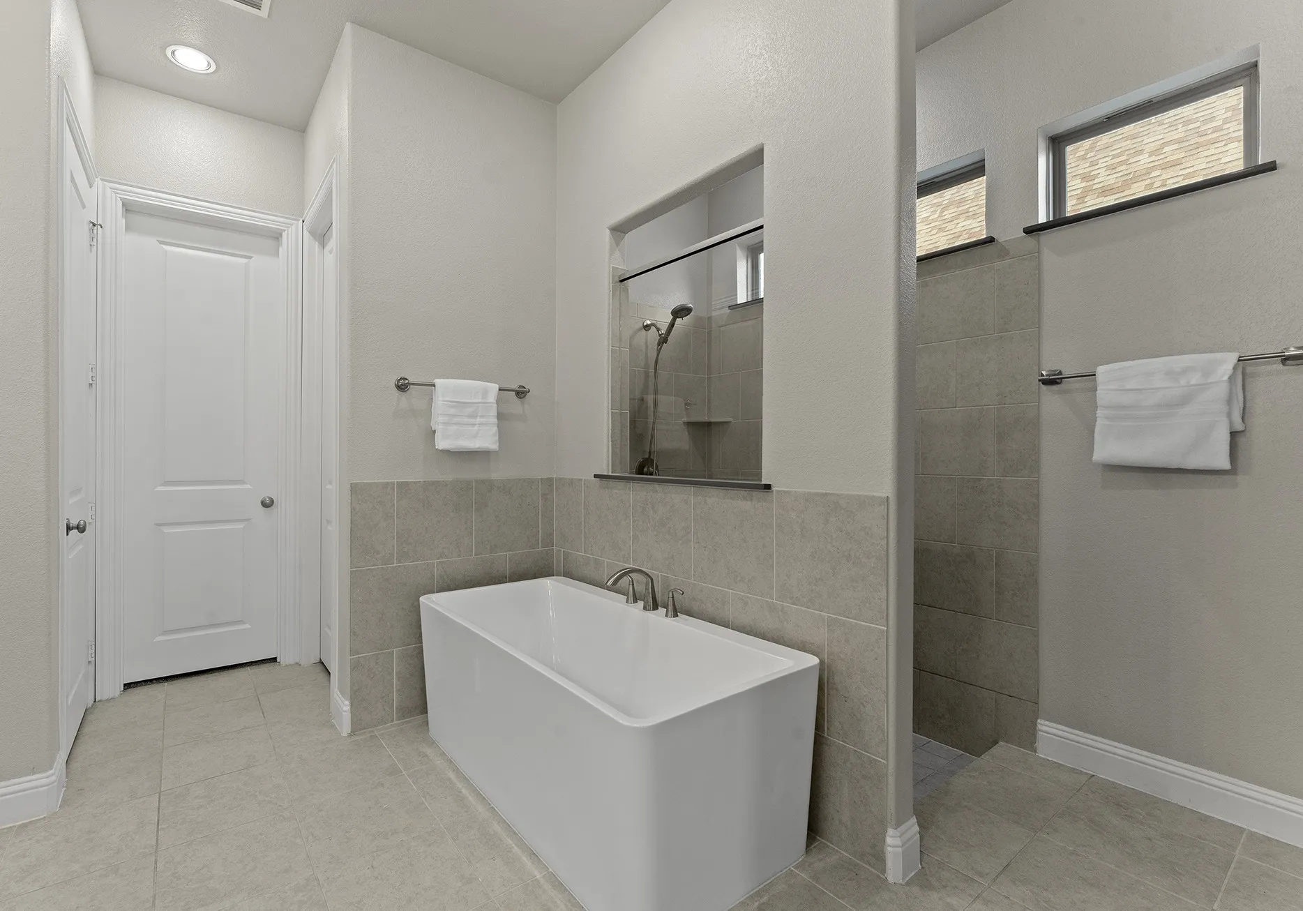 Master Bathroom with beautiful walkin shower