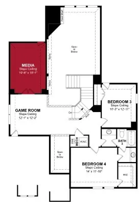 Beazer Homes Whitewing Trails Summerfield Floorplan.