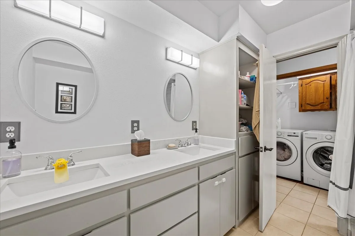 remodeled secondary bath