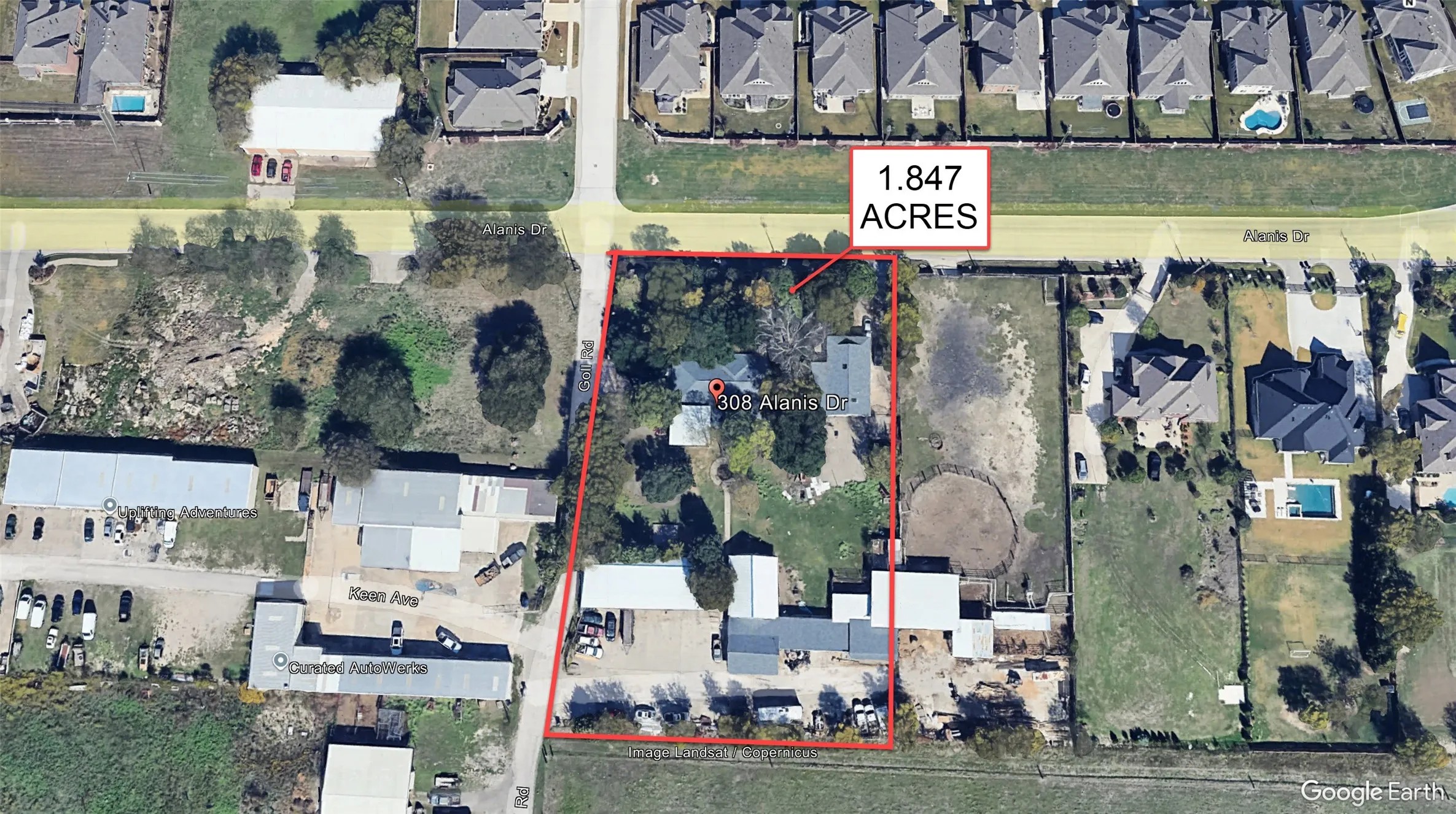 Property Survey. Outlining the parcel boundaries and total acreage of the property