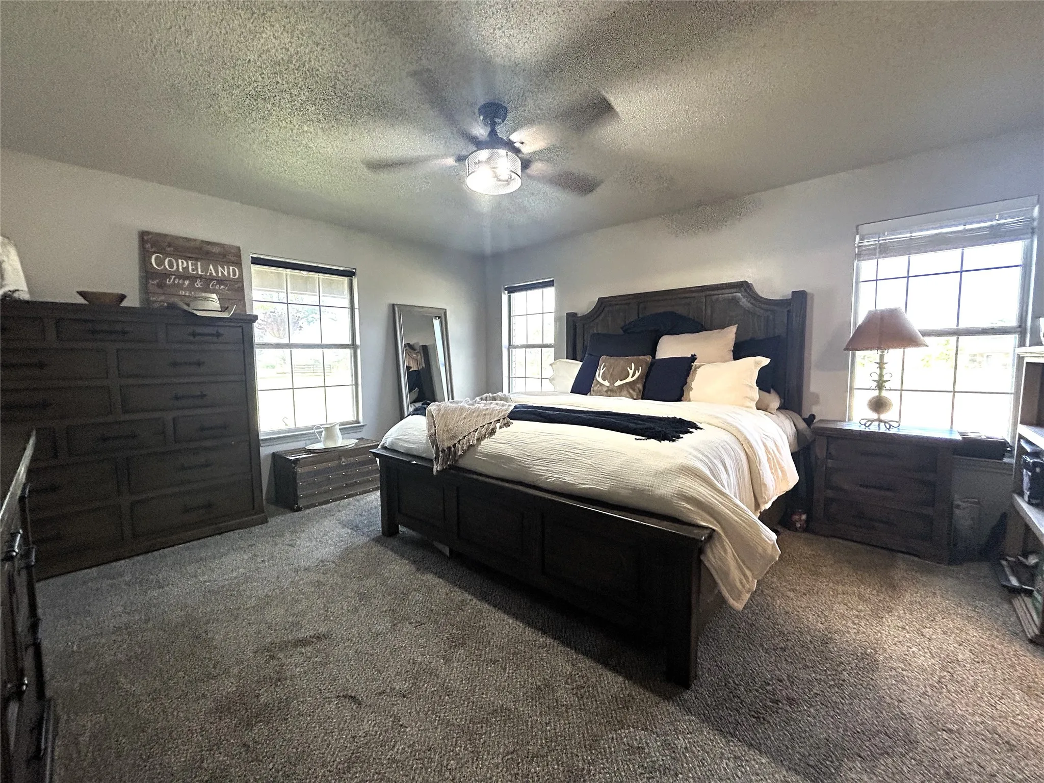 Lots of light with its own bathroom and walk in closet
