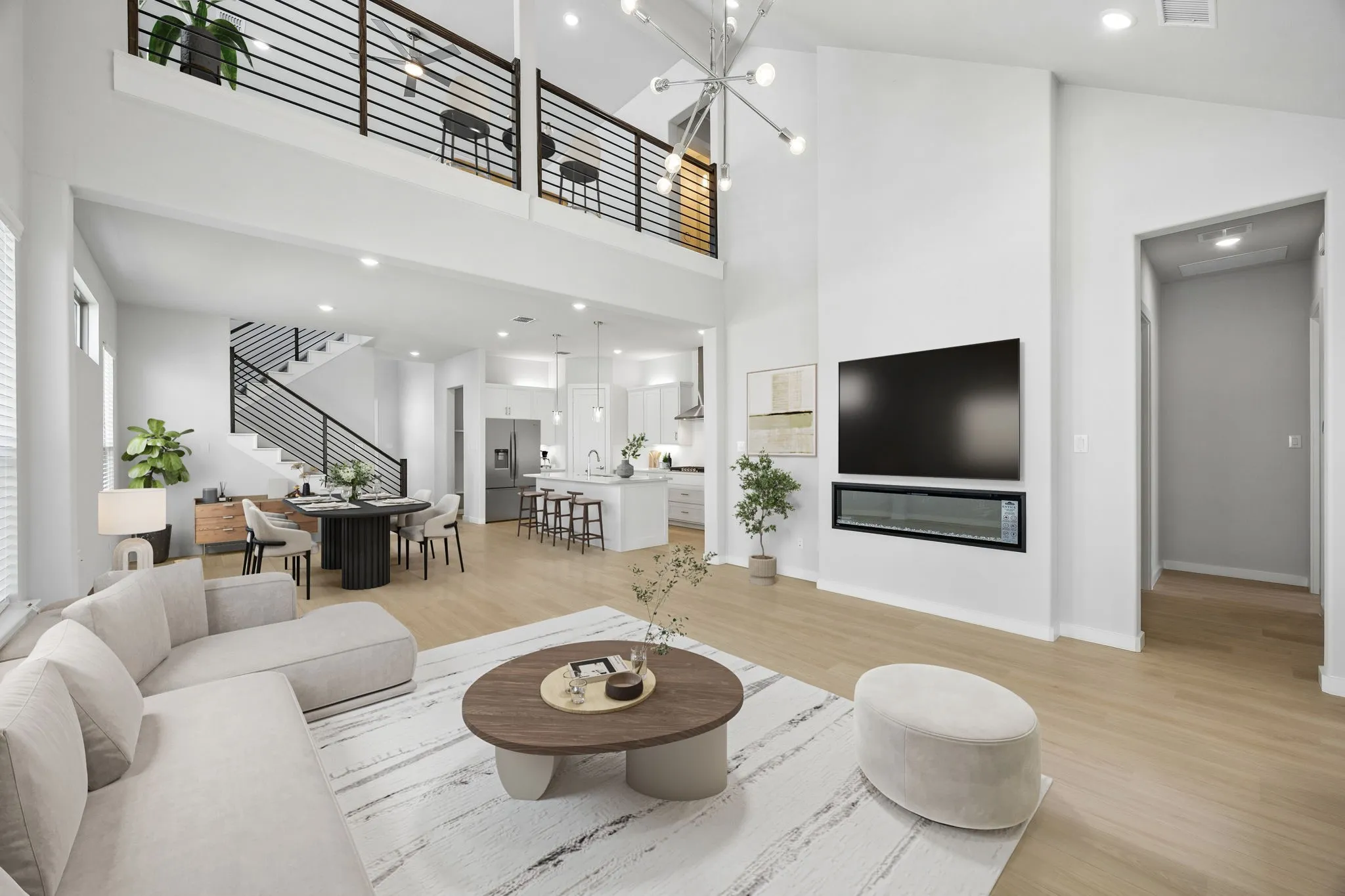 Living Room in the Picasso II home plan by Trophy Signature Homes – REPRESENTATIVE PHOTO
